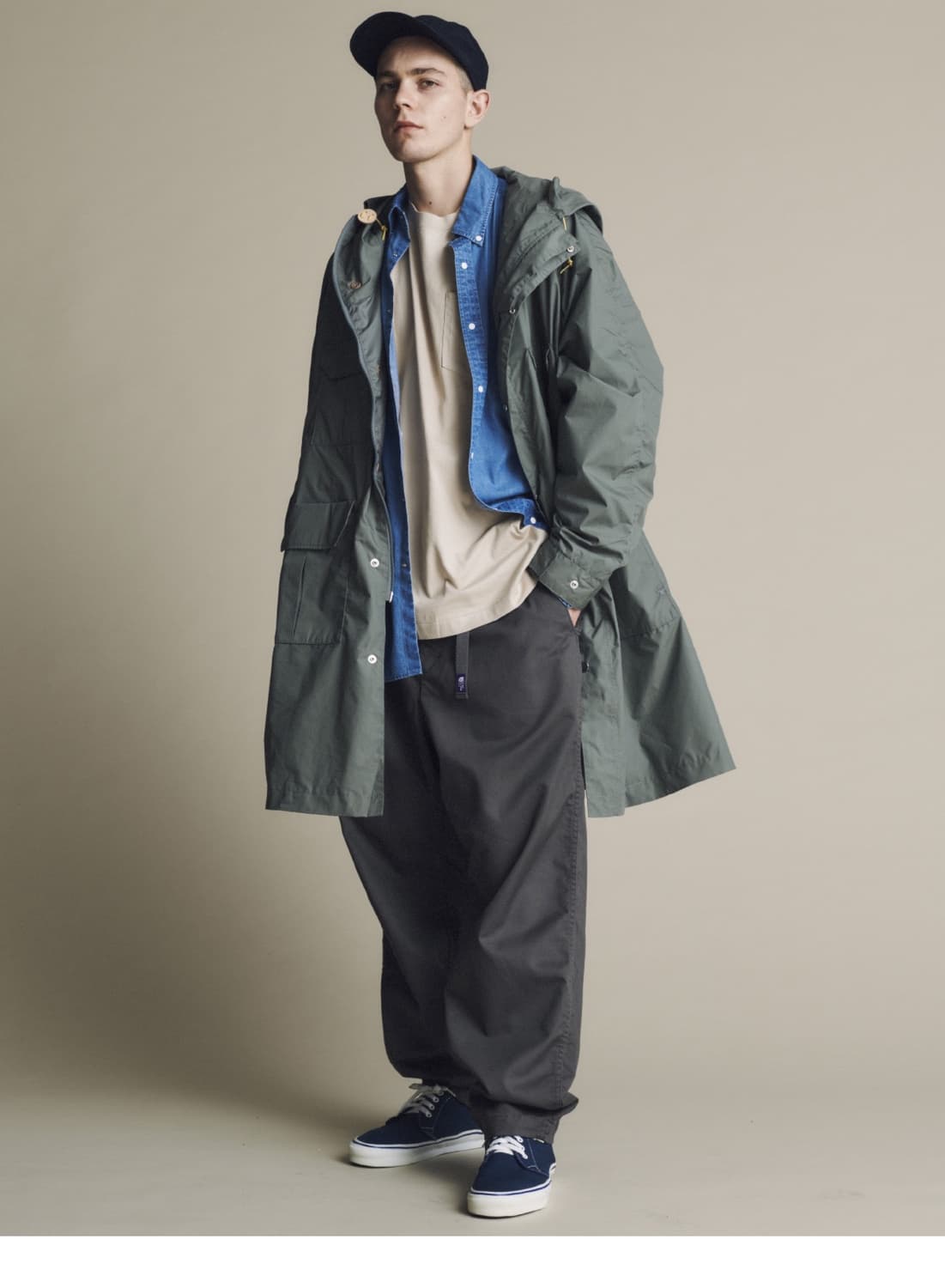 노스페이스 퍼플라벨 스트레치 트윌 와이드테이퍼드팬츠 32 상품이미지8