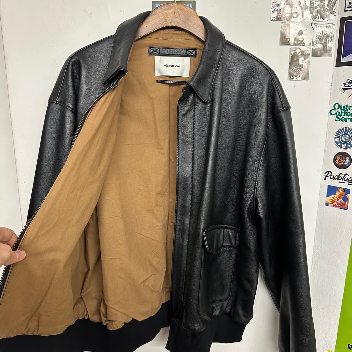 비바스튜디오 소가죽 A2 자켓 상품이미지5