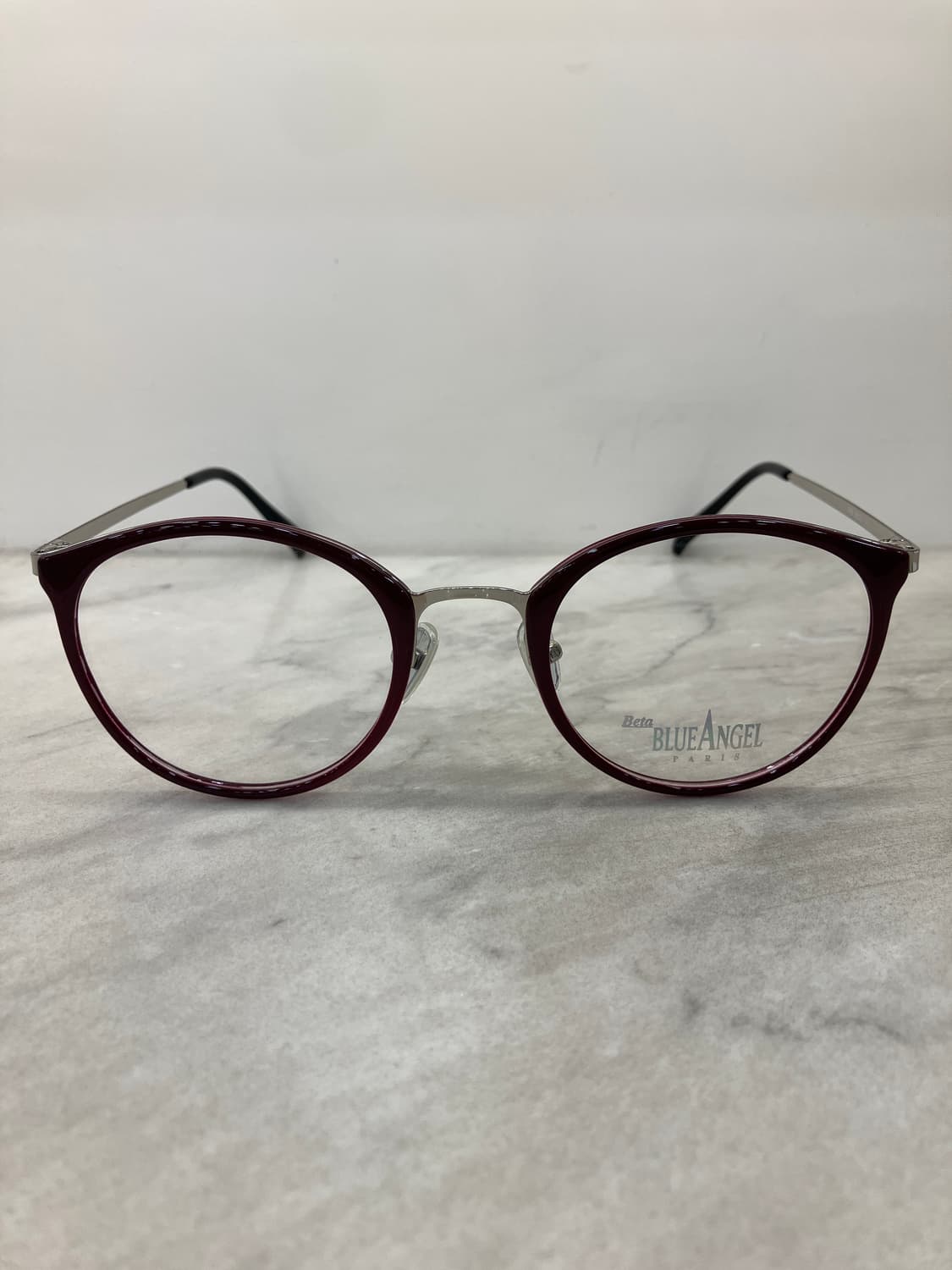 블루엔젤 Blueangel 실버 와인 솔텍스 라운드 메탈테 안경 상품이미지6