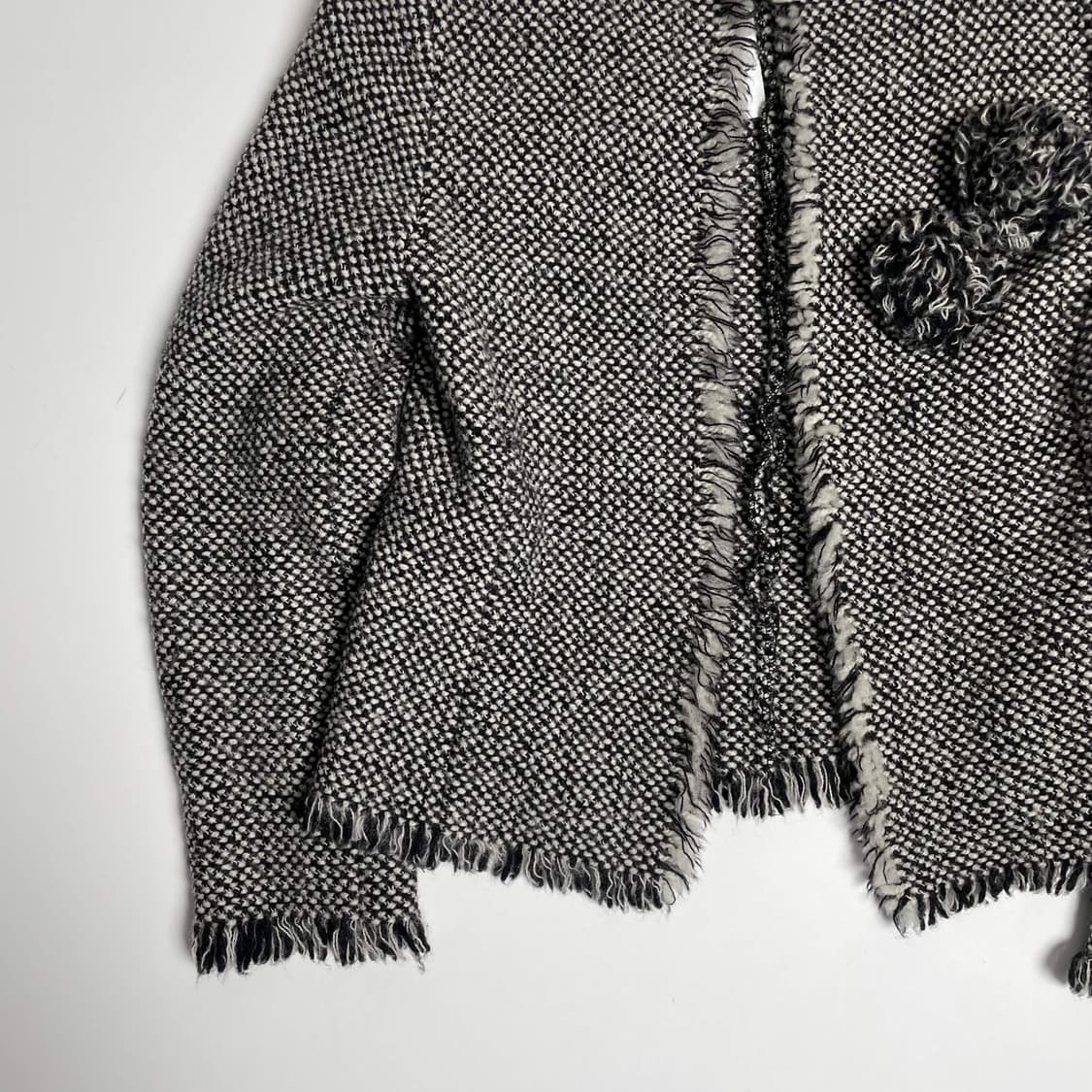 Barbara taddei 울 블렌드 트위드 자켓 (italy)    상품이미지4