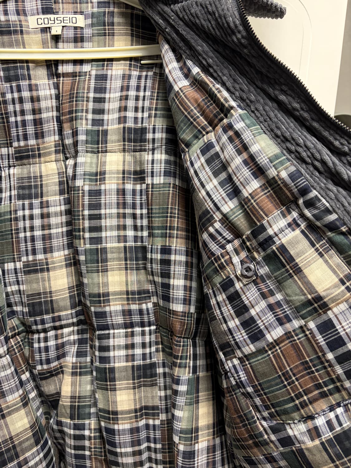 코이세이오 라운드 카라 코지 봄버 자켓 상품이미지4