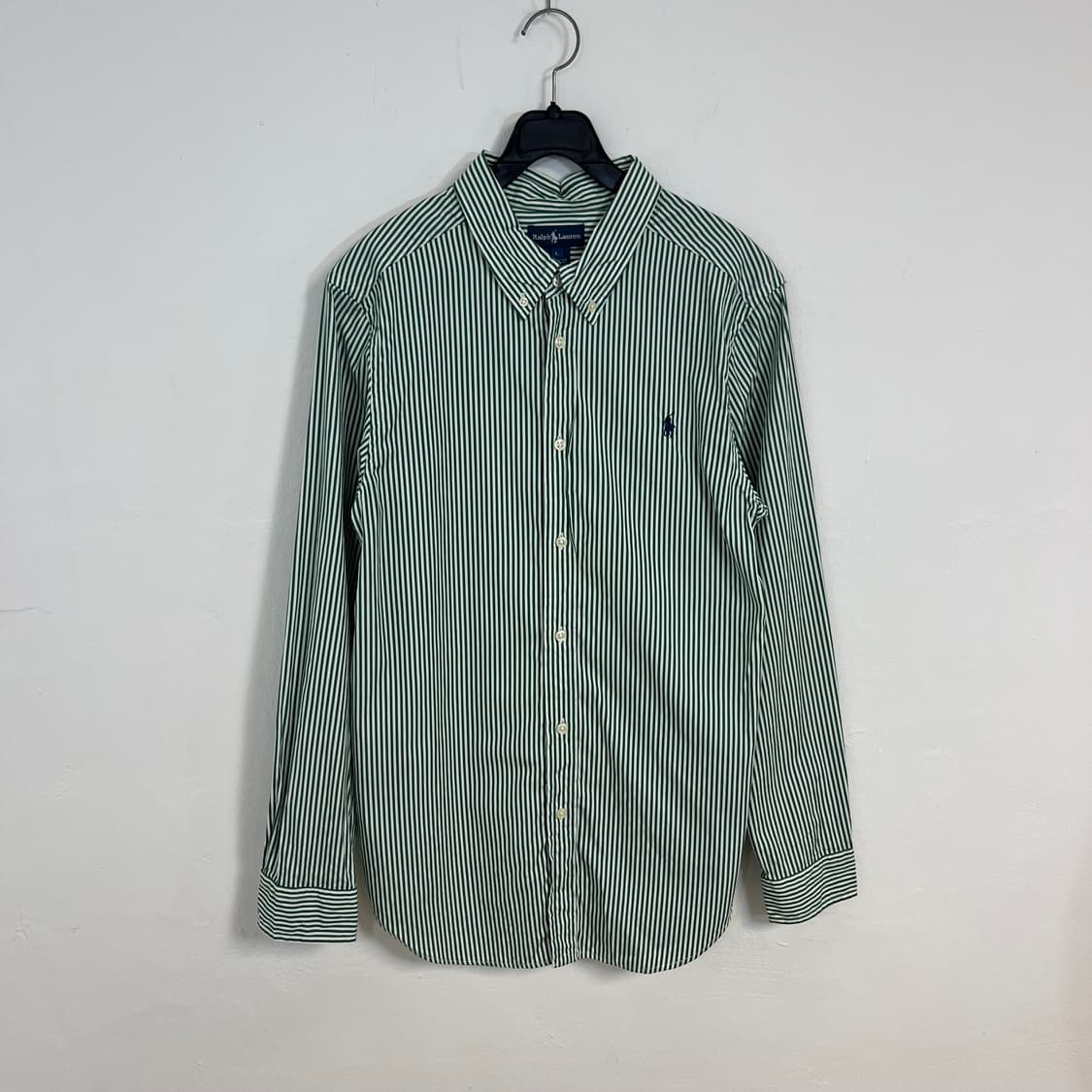 Polo Ralph Lauren green stripe shirt 상품이미지4