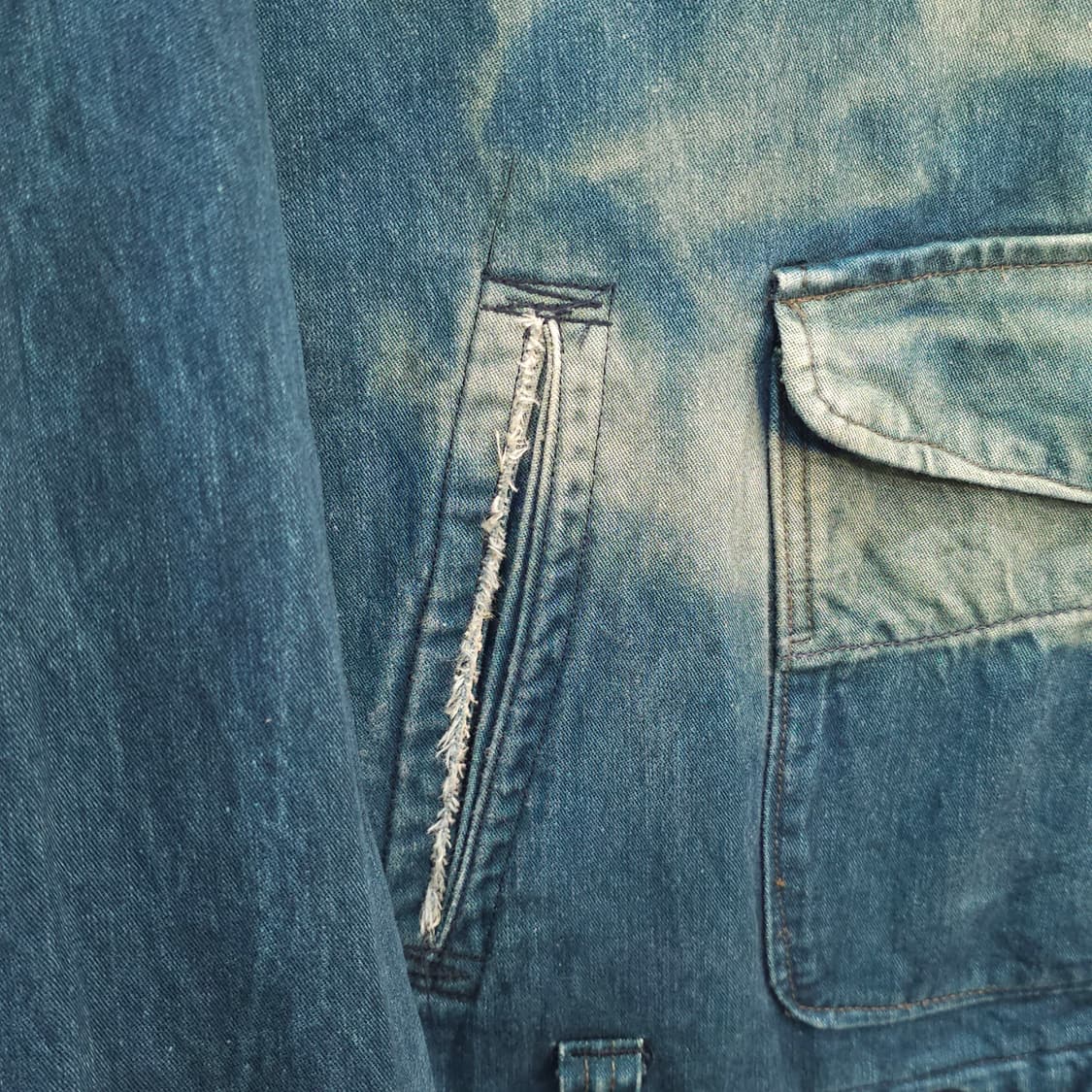 빈티지 BLUE BLUE JAPAN 데님 아노락- S사이즈 상품이미지4