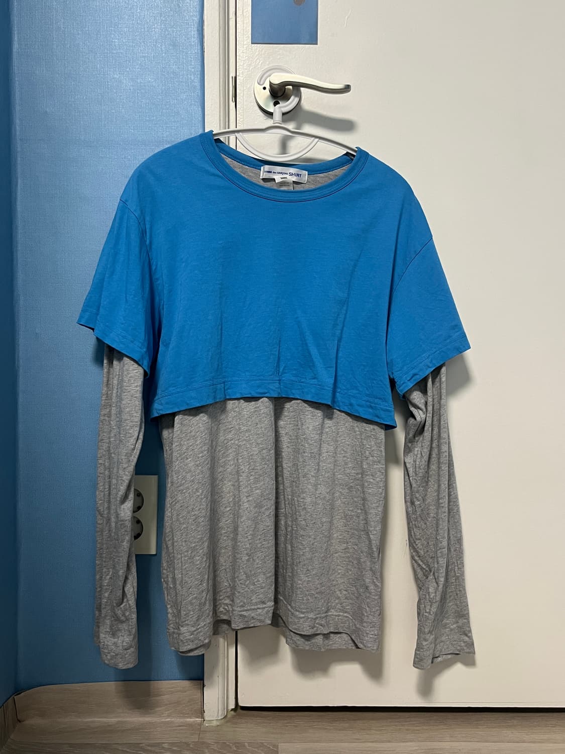Comme des Garcons Shirt 하늘색 롱슬리브 상품이미지1
