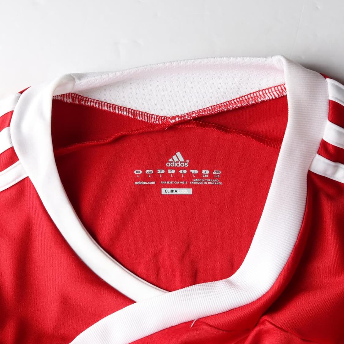 ADIDAS 아디다스 레드 축구유니폼 (L) 상품이미지5