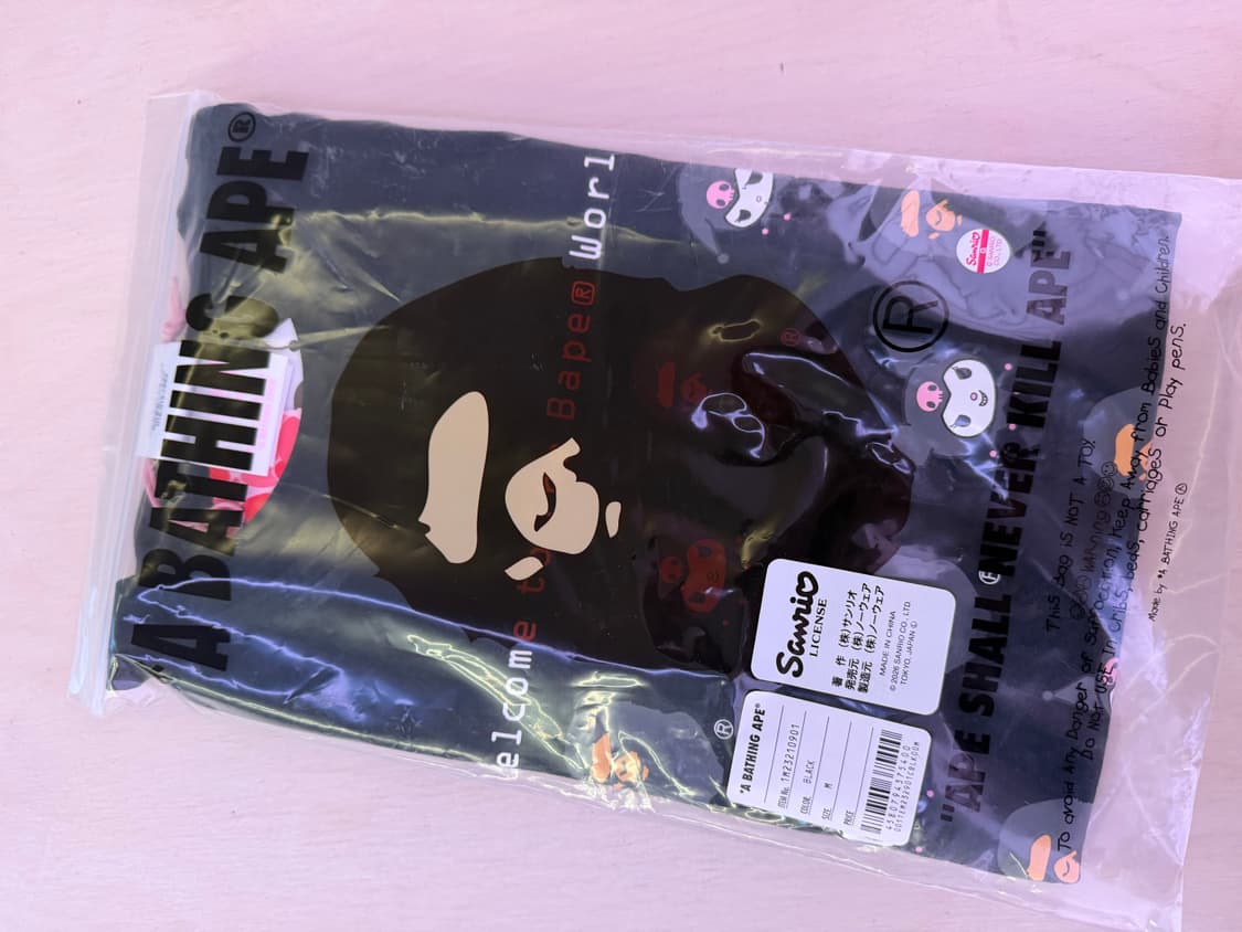 베이프 bape 쿠로미 티셔츠 상품이미지2