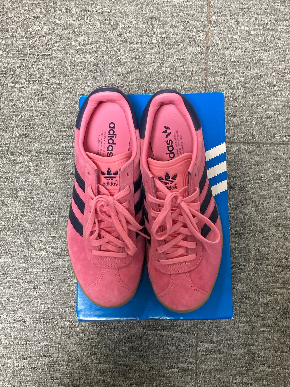 아디다스 가젤 85 핑크:다크블루 240 상품이미지1