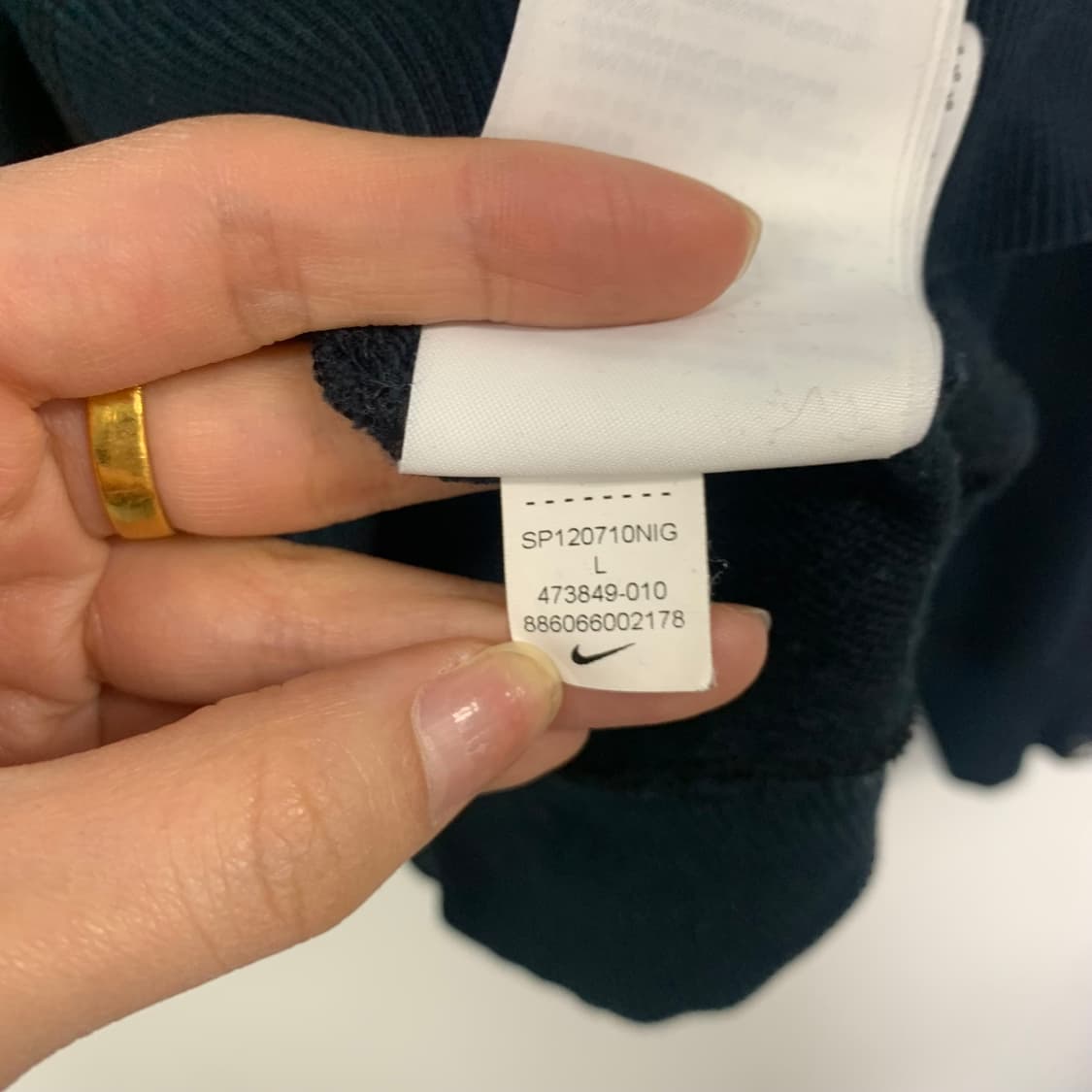 나이키 00s 빅로고 블랙 후드티  상품이미지9