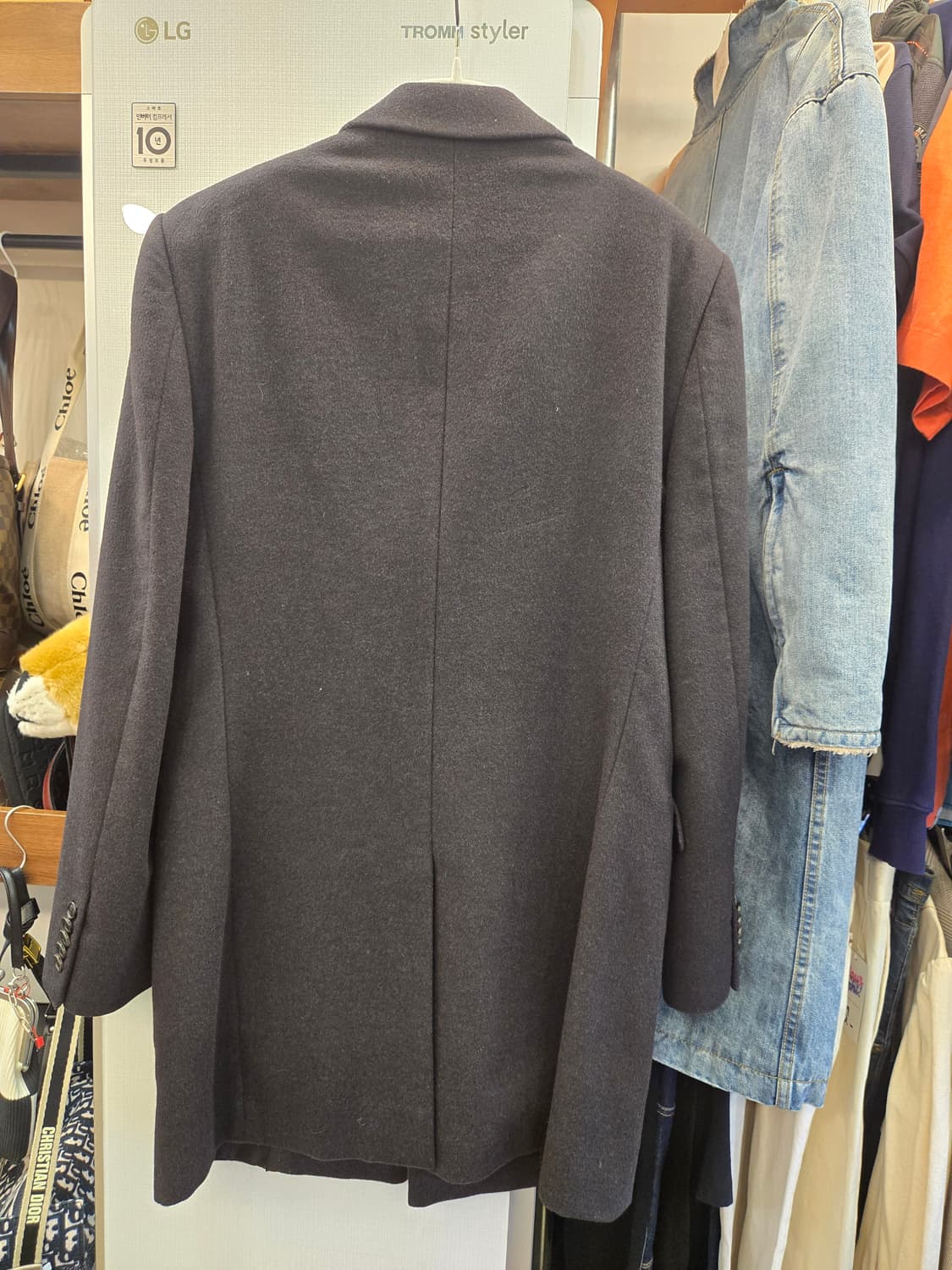 [쿨거환영]SOLID HOMME 캐시미어 블렌드 싱글 코트  상품이미지2