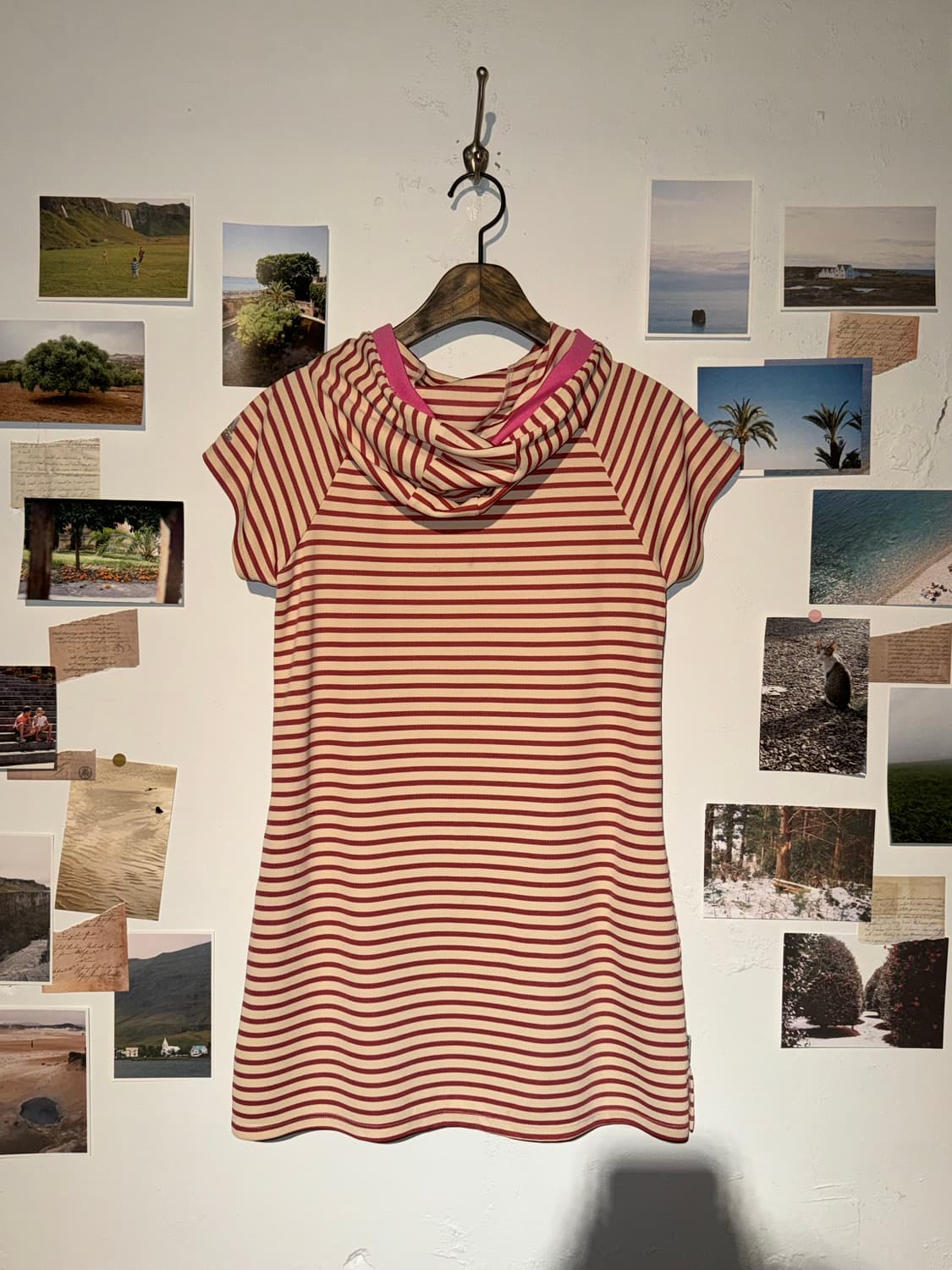 adidas 스트라이프 후드 티셔츠 상품이미지7