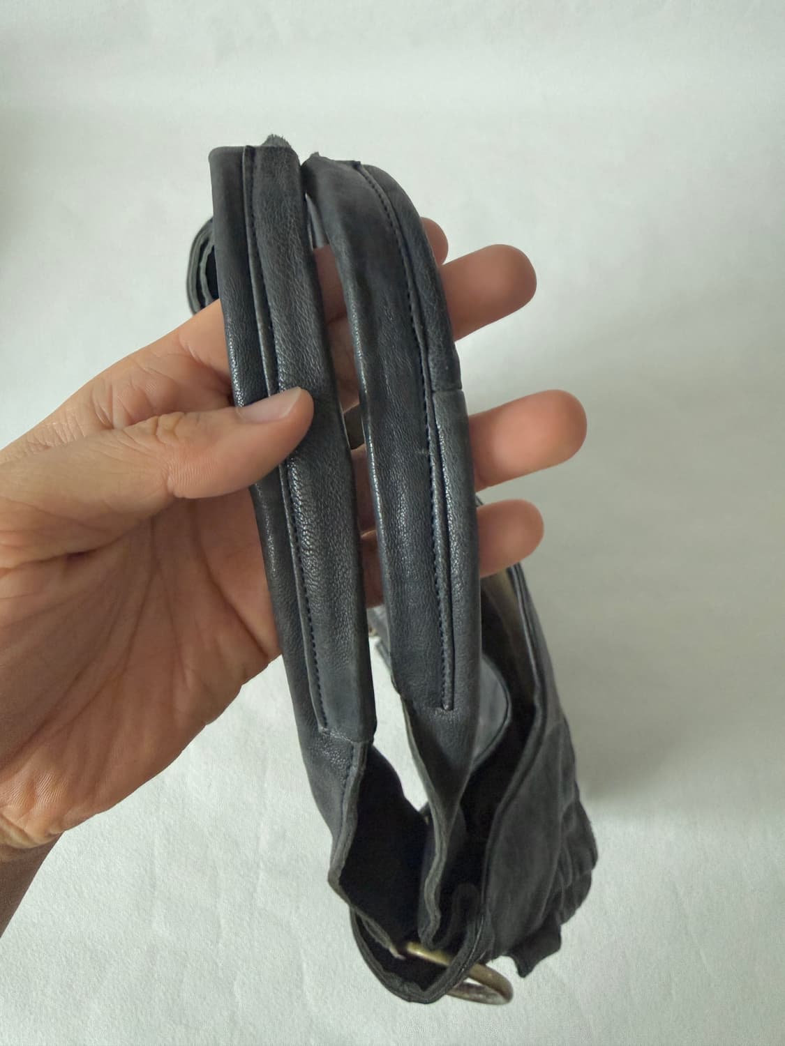 Pre owned 레더 토트 숄더백 상품이미지8