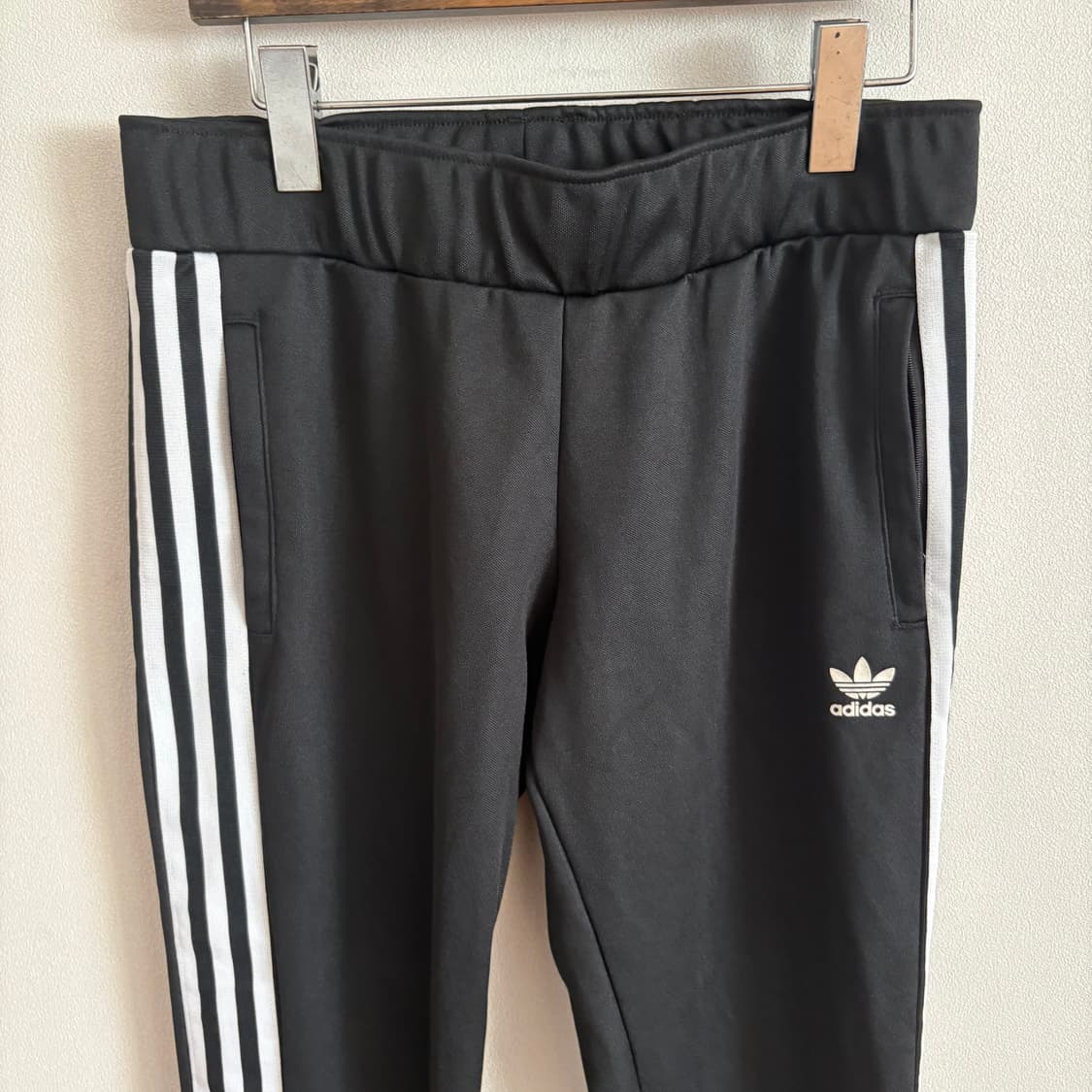 아디다스  여성 삼선 트레이닝 바지 블랙 95 상품이미지3