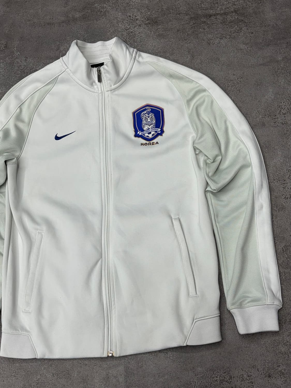 10s 나이키 대한민국 축구 국가대표팀 트랙 자켓 화이트 상품이미지4