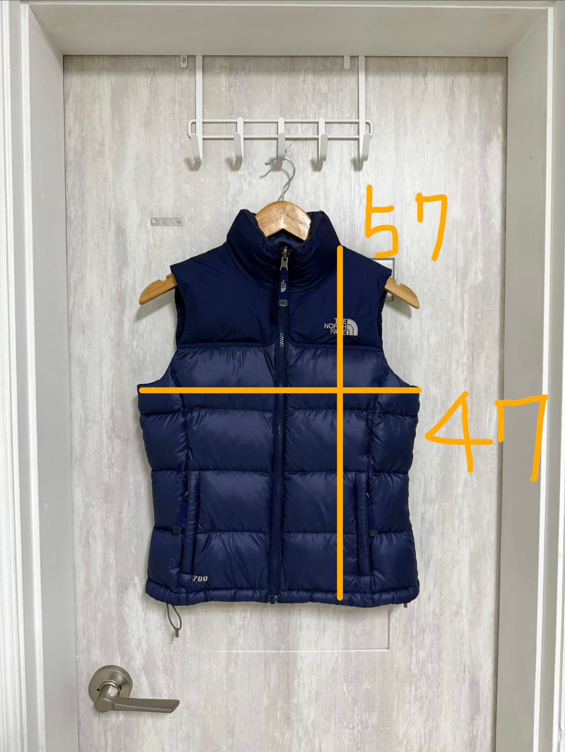 여성 S / 노스페이스 눕시 700 구스다운 패딩 조끼 상품이미지2