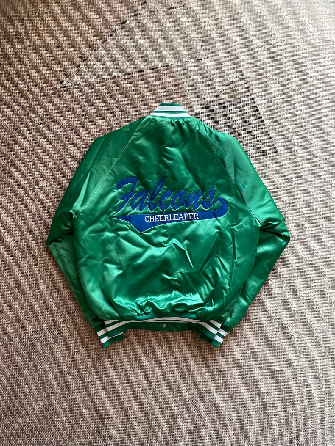 American vintage 치어리더 샤틴 자켓 상품이미지3