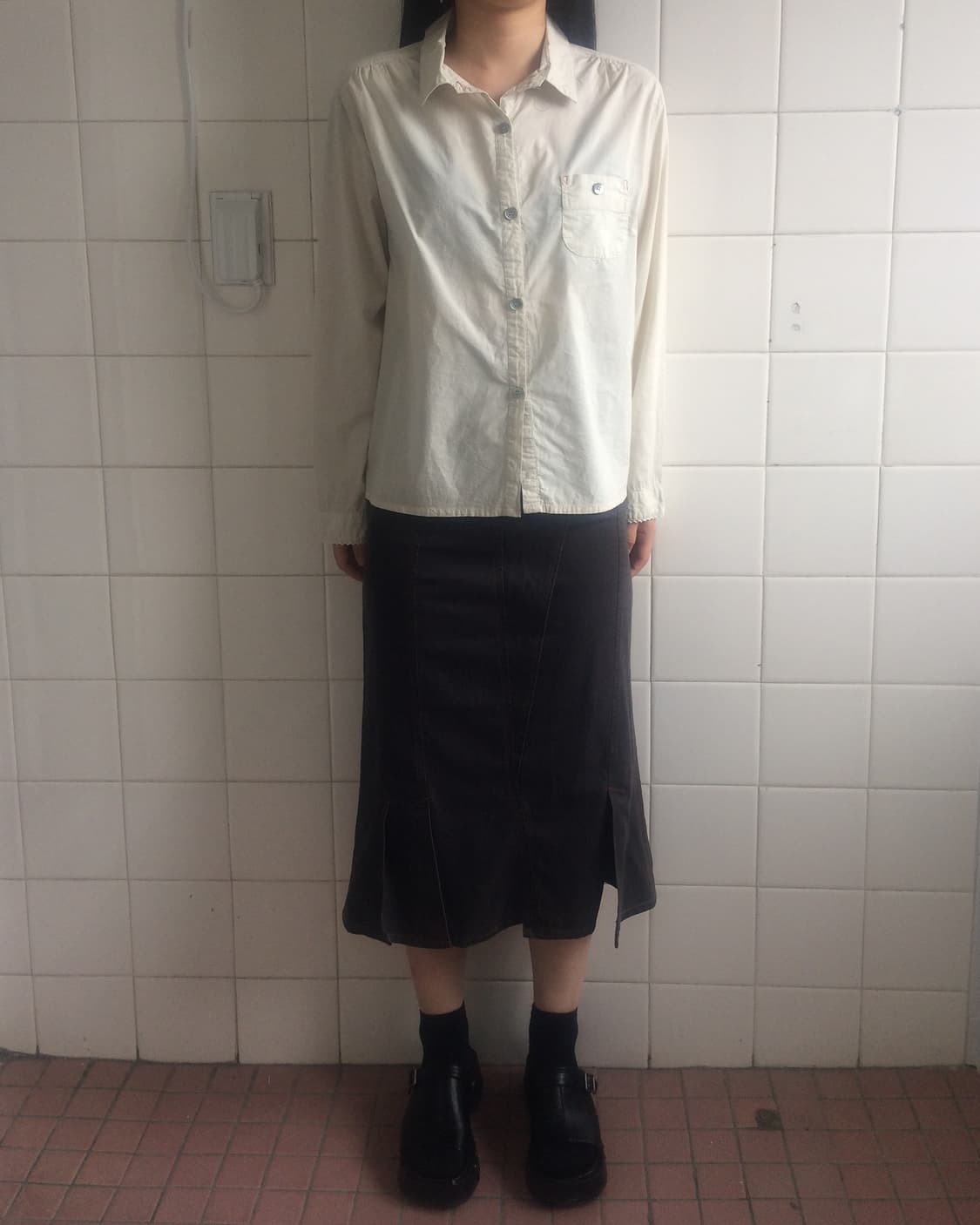Stitch point shirt 상품이미지1