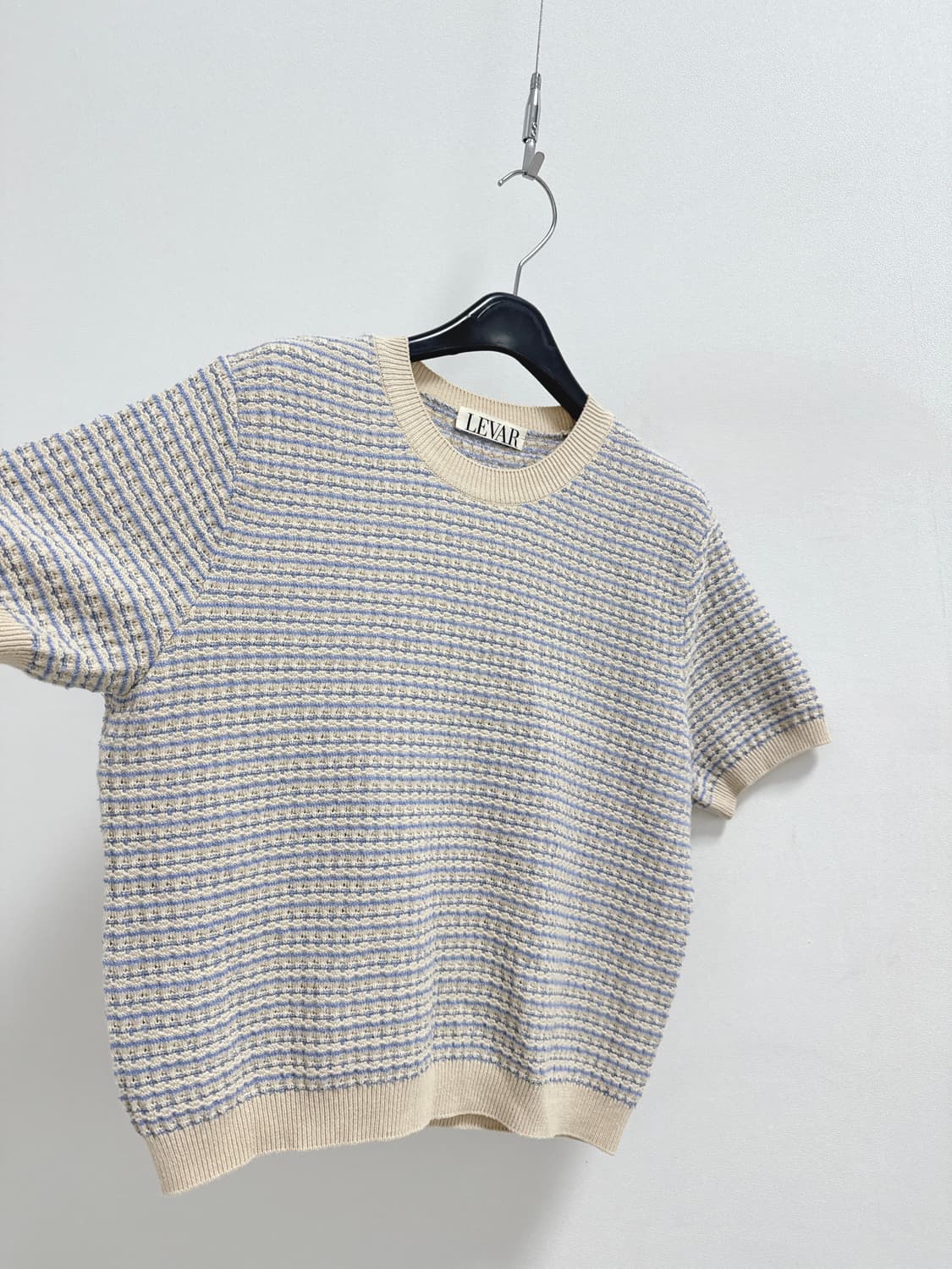 르바 코튼 부클 반팔 니트 상품이미지4