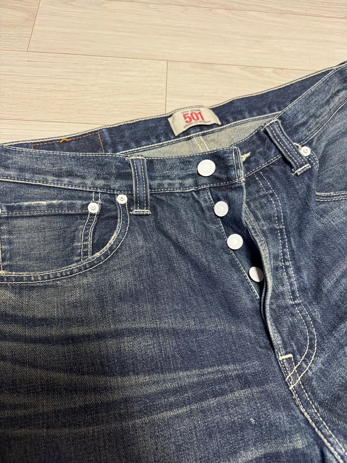 리바이스501 빈티지 일본판 기무라타쿠야 청바지 상품이미지6