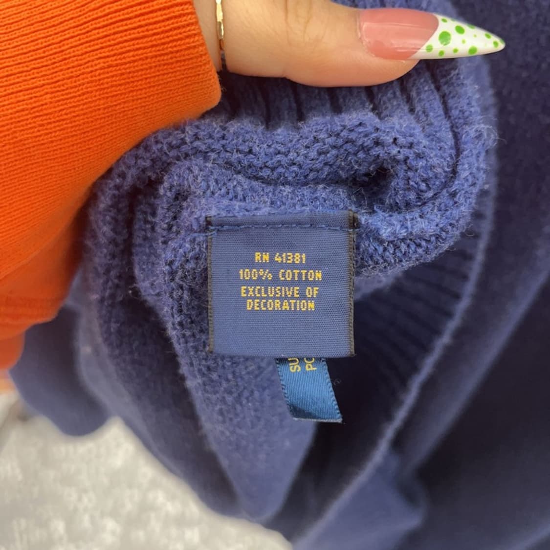 폴로 랄프로렌 모던 캐주얼 빈티지 빅사이즈 니트 3XB C08885 상품이미지6