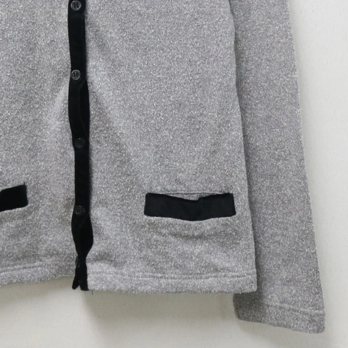 꾸레쥬 배색 니트 가디건 62140 상품이미지4