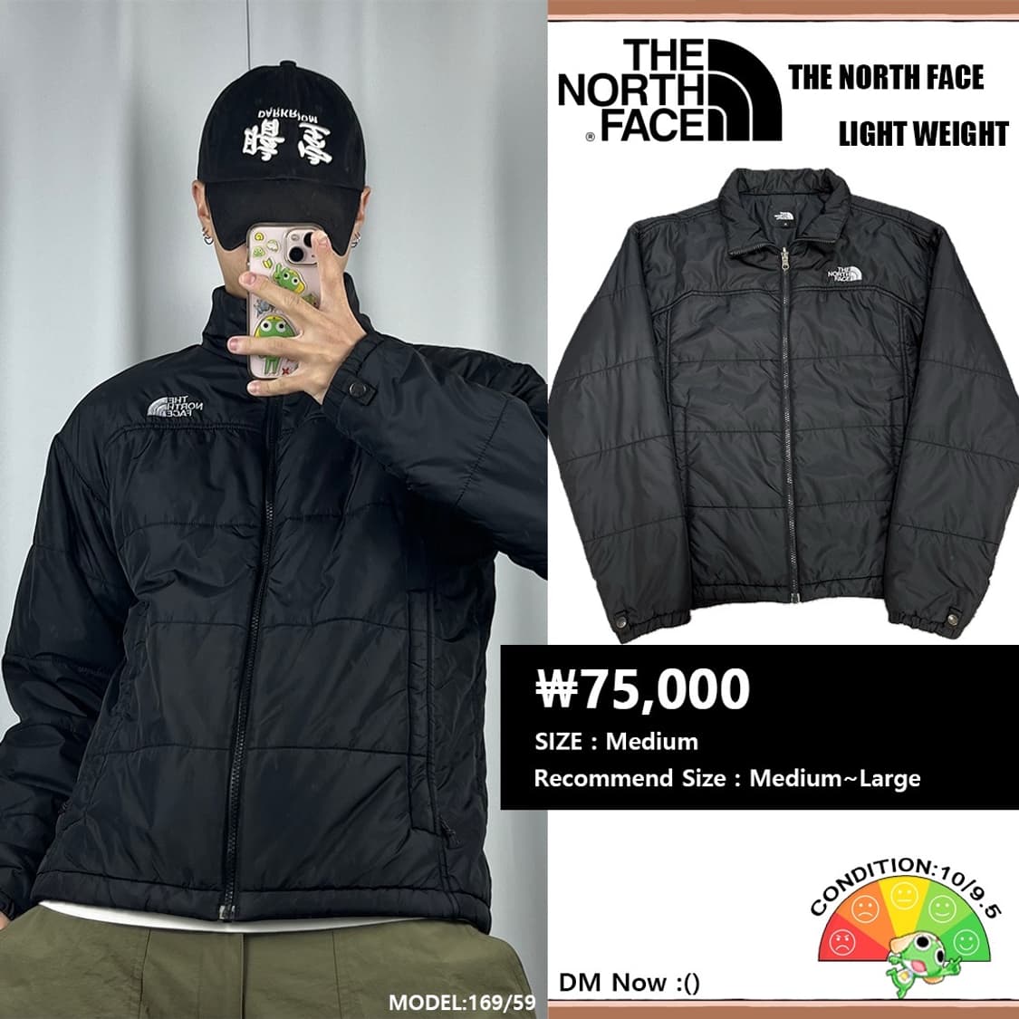 <노스페이스 라이트 경량패딩> No.1346 상품이미지1
