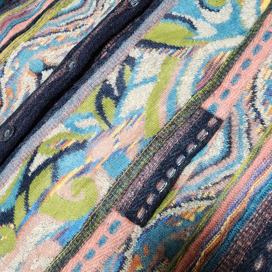 마블 여성 케이블 니트 울 롱코트 상품이미지2