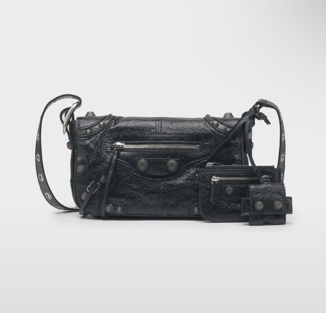 발렌시아가 르카골 플랩백 XS 블랙 판매합니다 상품이미지1