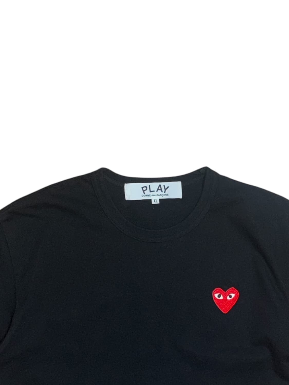 꼼데가르송 플레이 하트 블랙 반팔 티셔츠 상품이미지5