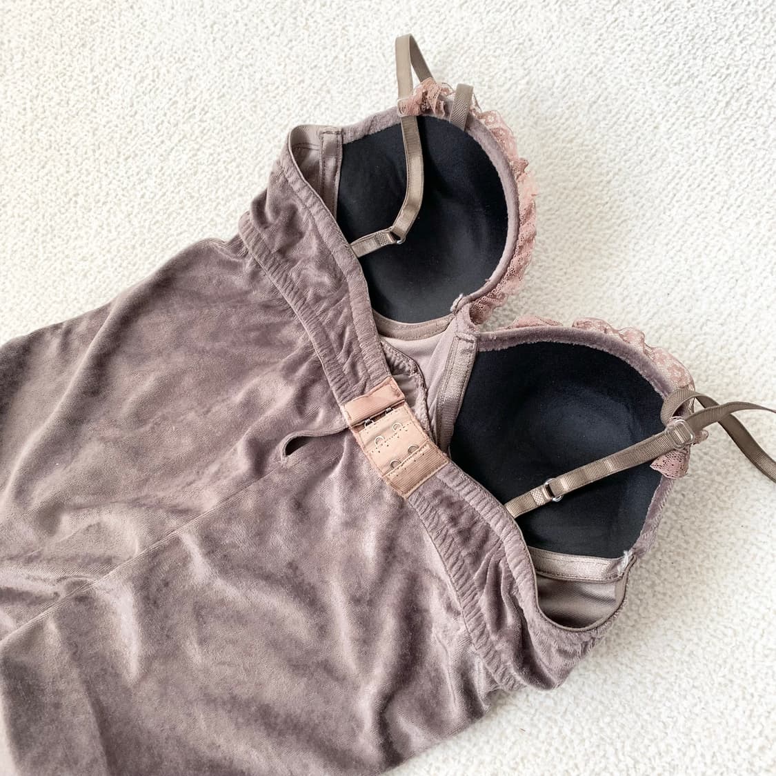 Cecil mcbee♥ 세실맥비 초코 브라운 코르셋 나시 상품이미지3