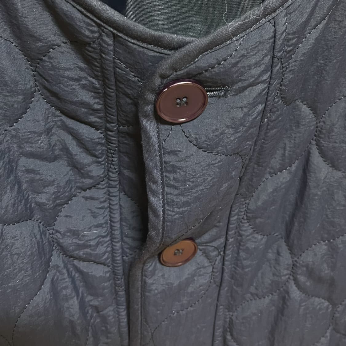 유카타st 네이비 퀼팅 누빔자켓 상품이미지4