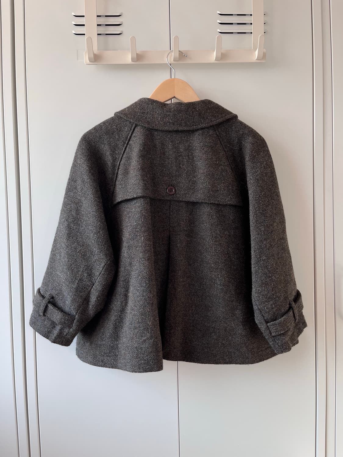 Maison de plage 모리걸 둥근카라 더블 버튼 울 코트 상품이미지10