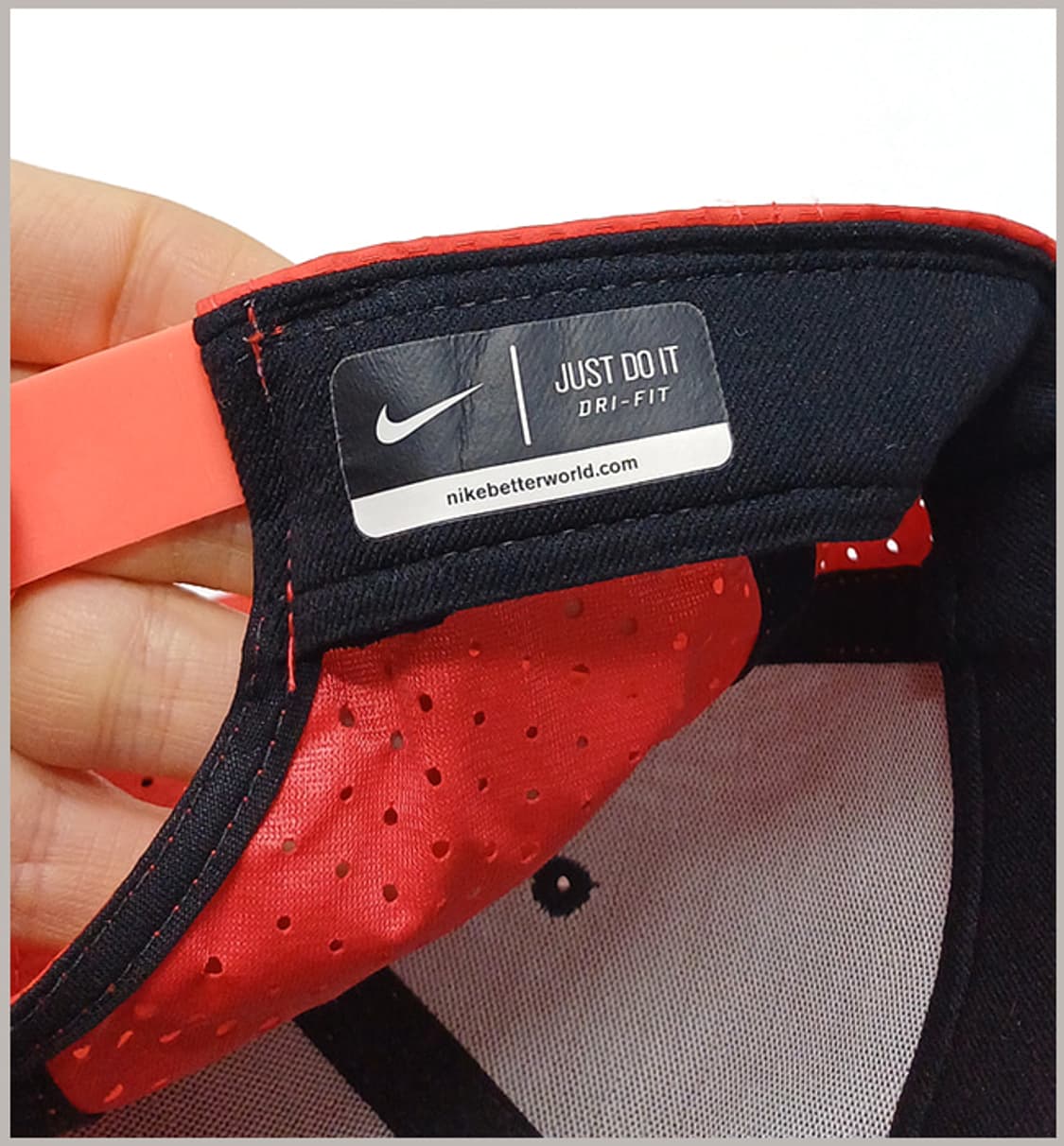 나이키 정품 드라이핏 메쉬캡 스냅백 모자 K-100 상품이미지6