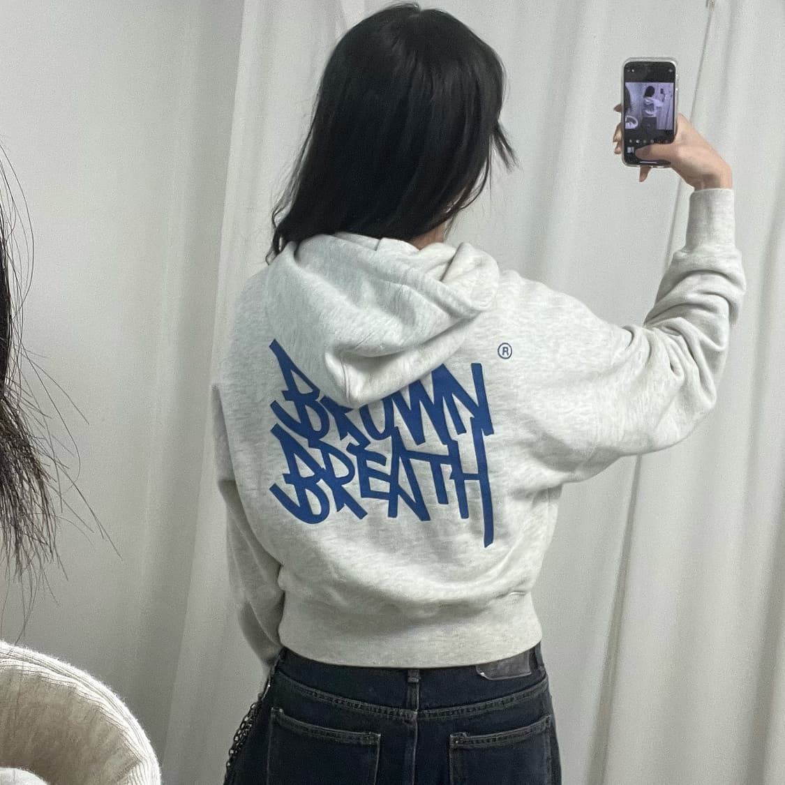 Brownbreath oatmeal hoodie 상품이미지3