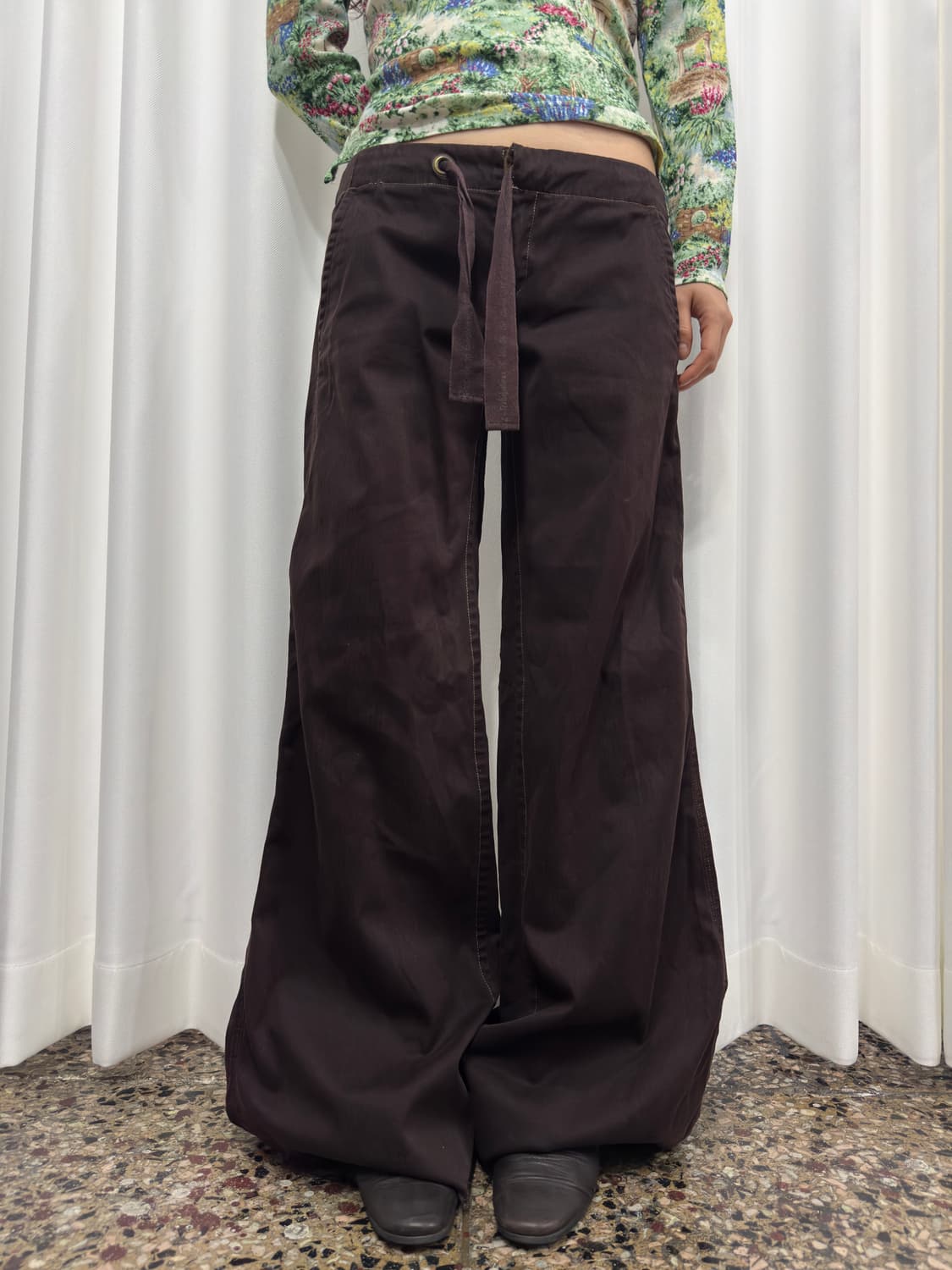 diesel low-waist bootscut pants 상품이미지1
