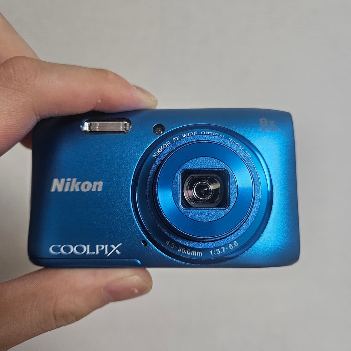 [민트급 박스셋] (에스파 윈터 디카) 니콘 쿨픽스 S3600 블루 디카 상품이미지3