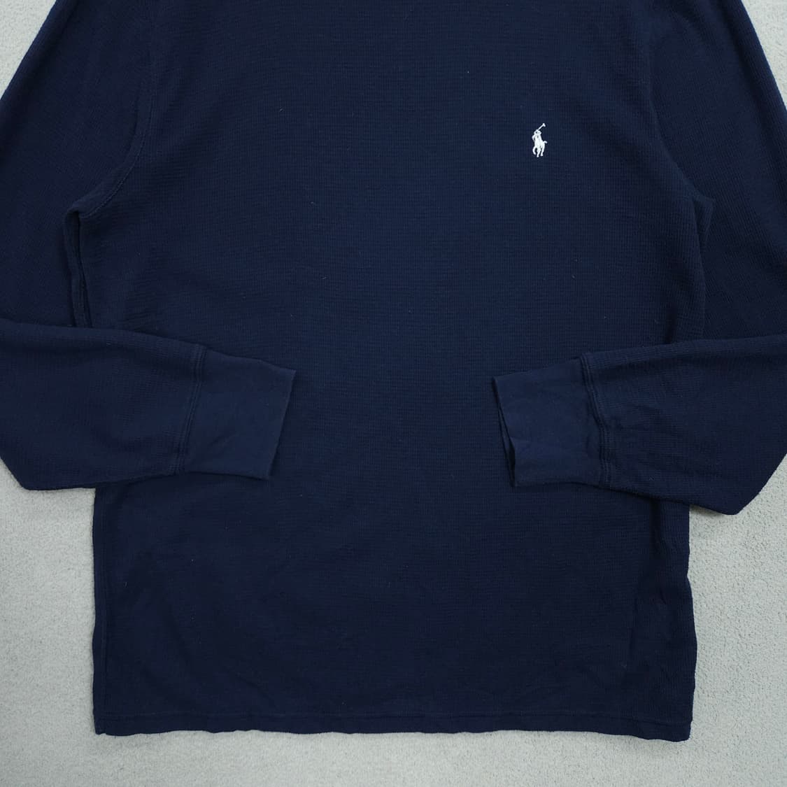 폴로 랄프 로렌 와플 긴팔티 L 네이비 상품이미지2