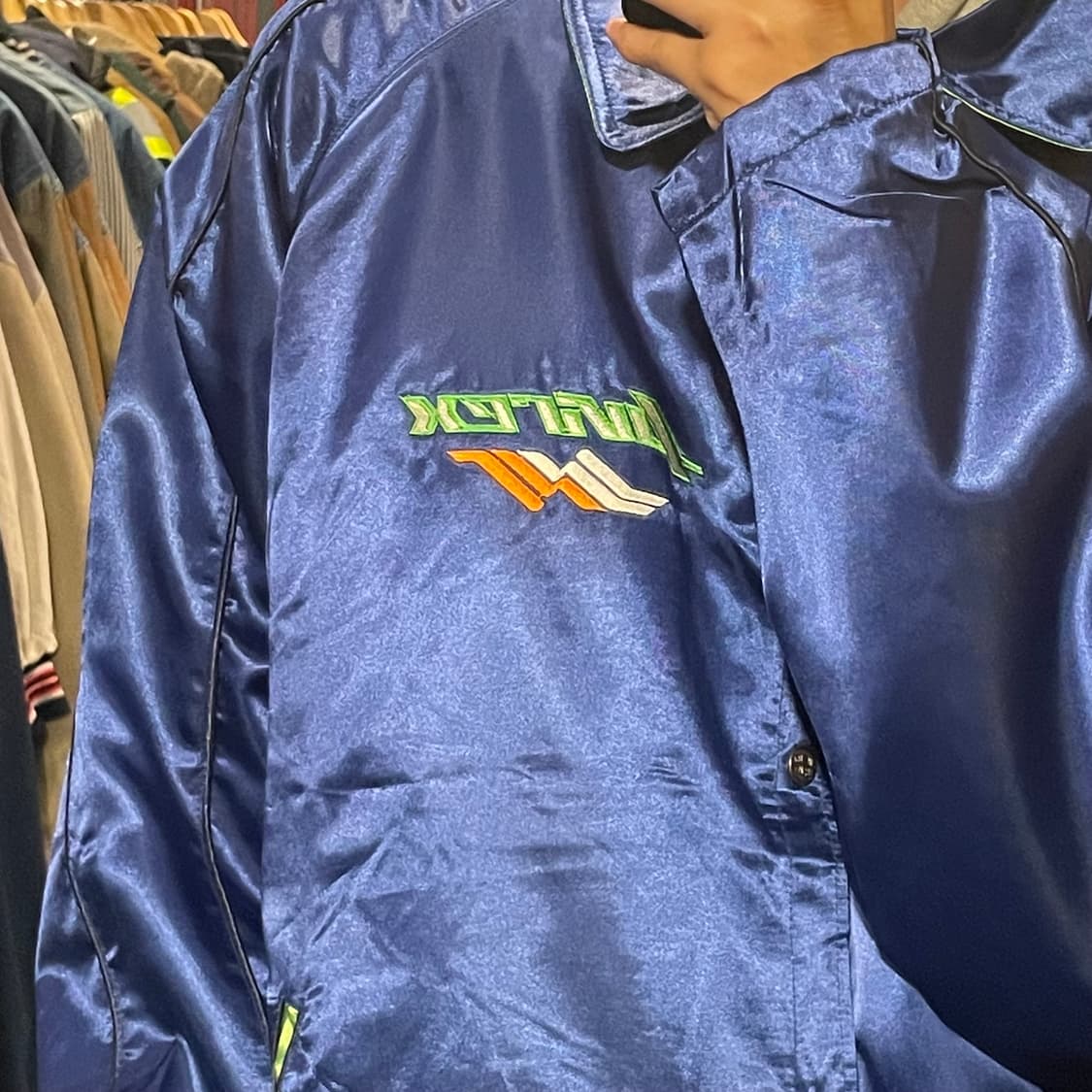 [IM] AVIREX 아비렉스 블루 코치자켓 상품이미지5