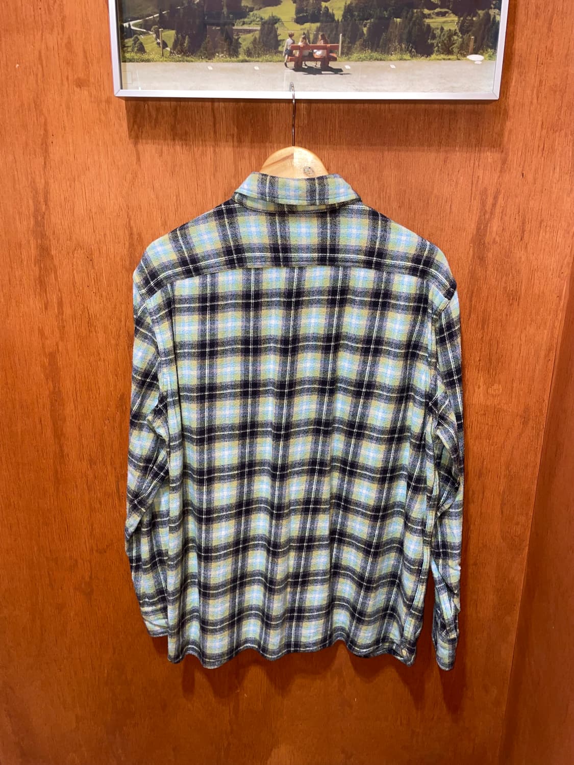 (L) Levi's 리바이스 플란넬 체크 셔츠 상품이미지4