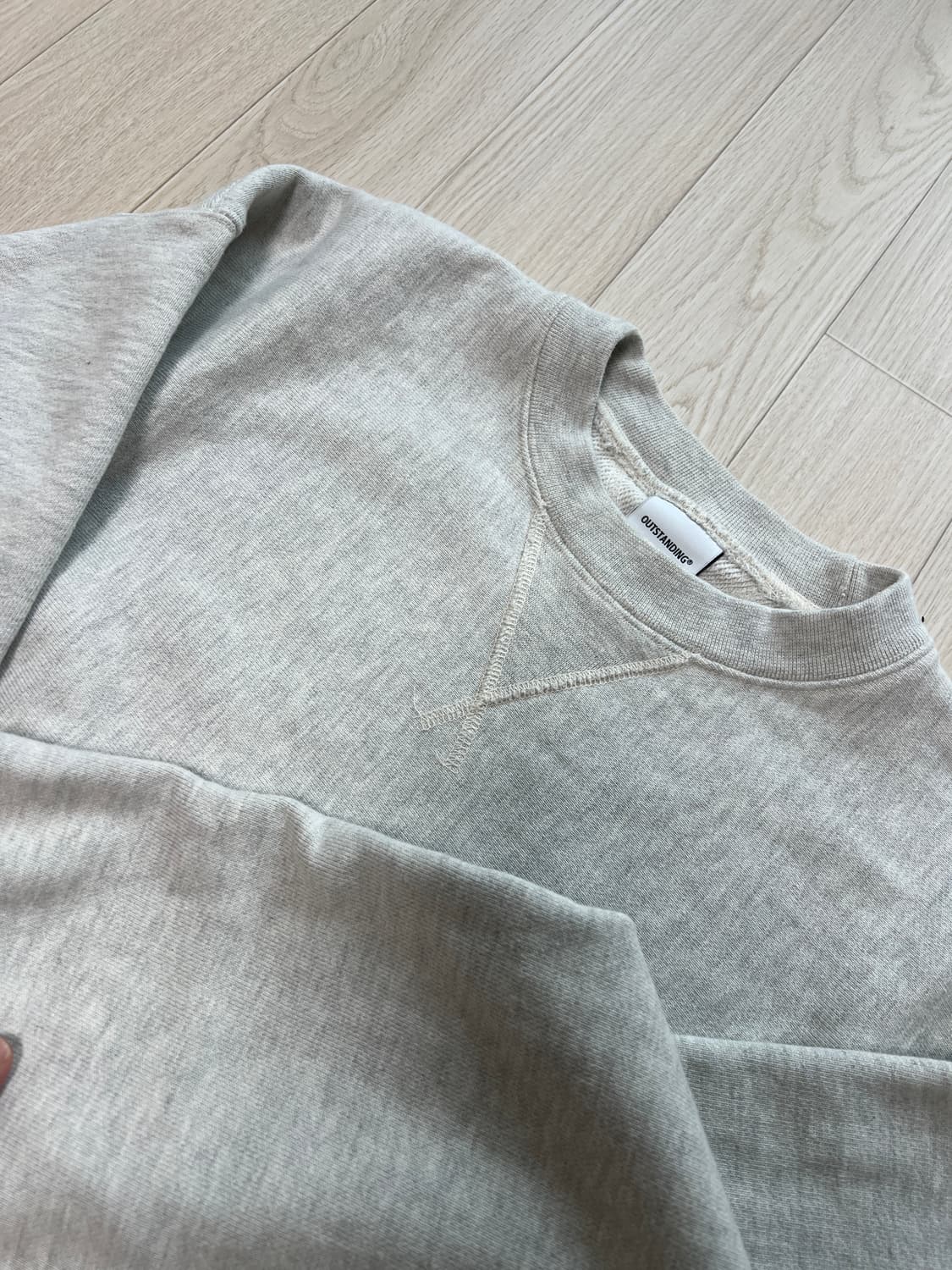 택포3.5) 아웃스탠딩 리버스위브 헤비 스웻셔츠 맨투맨 S 상품이미지2