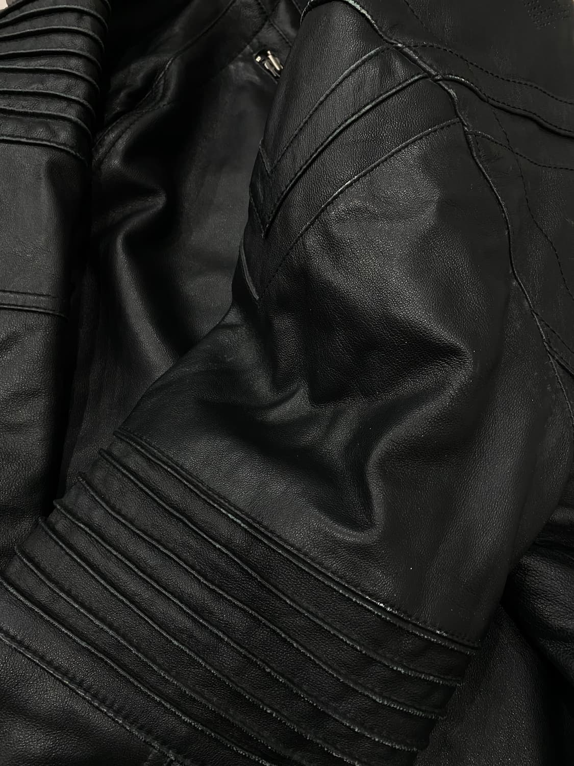 르꼬끄 푸조 양가죽 레이싱 라이더 자켓  상품이미지9