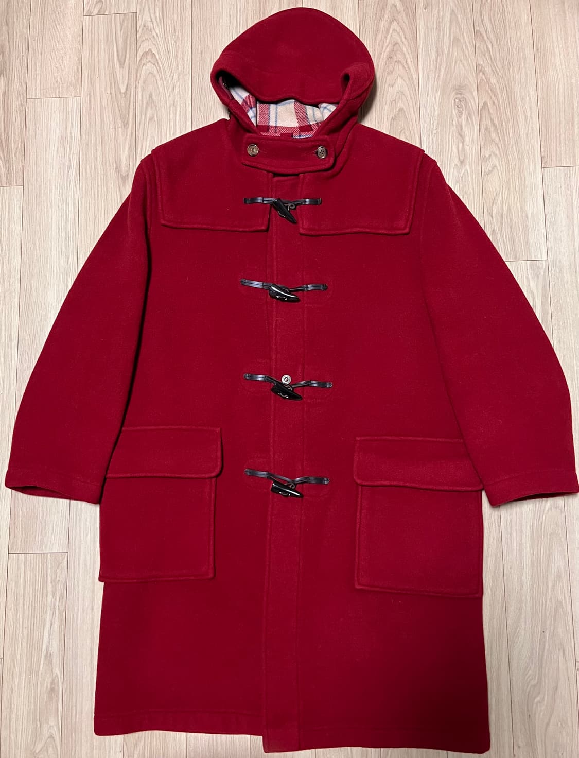 글로버올 더플 코트 FR44 레드 상품이미지1