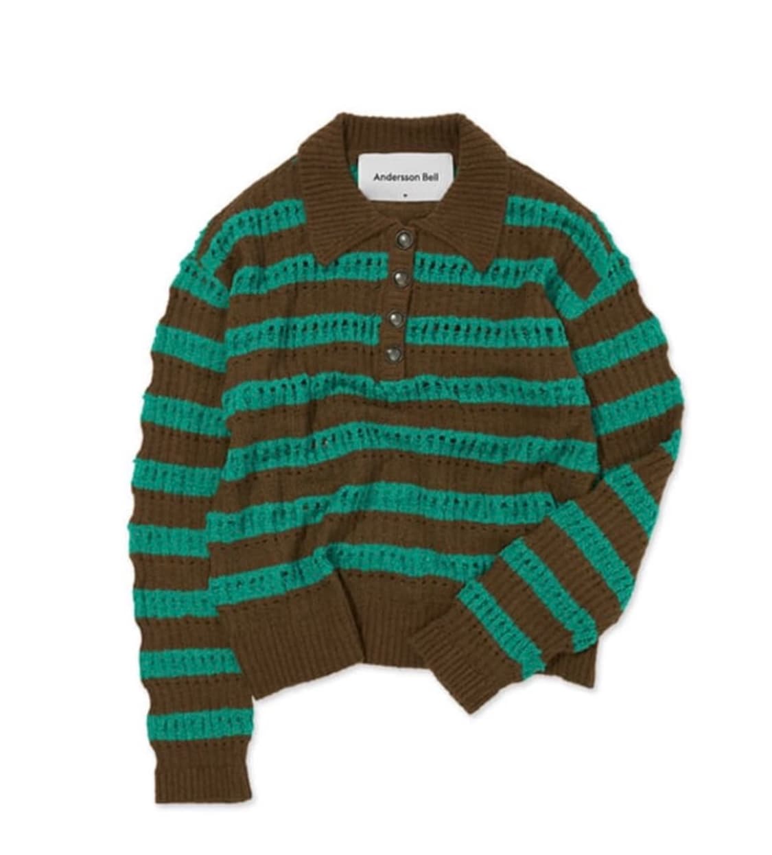 앤더슨벨 버블 스트라이프 니트 상품이미지1
