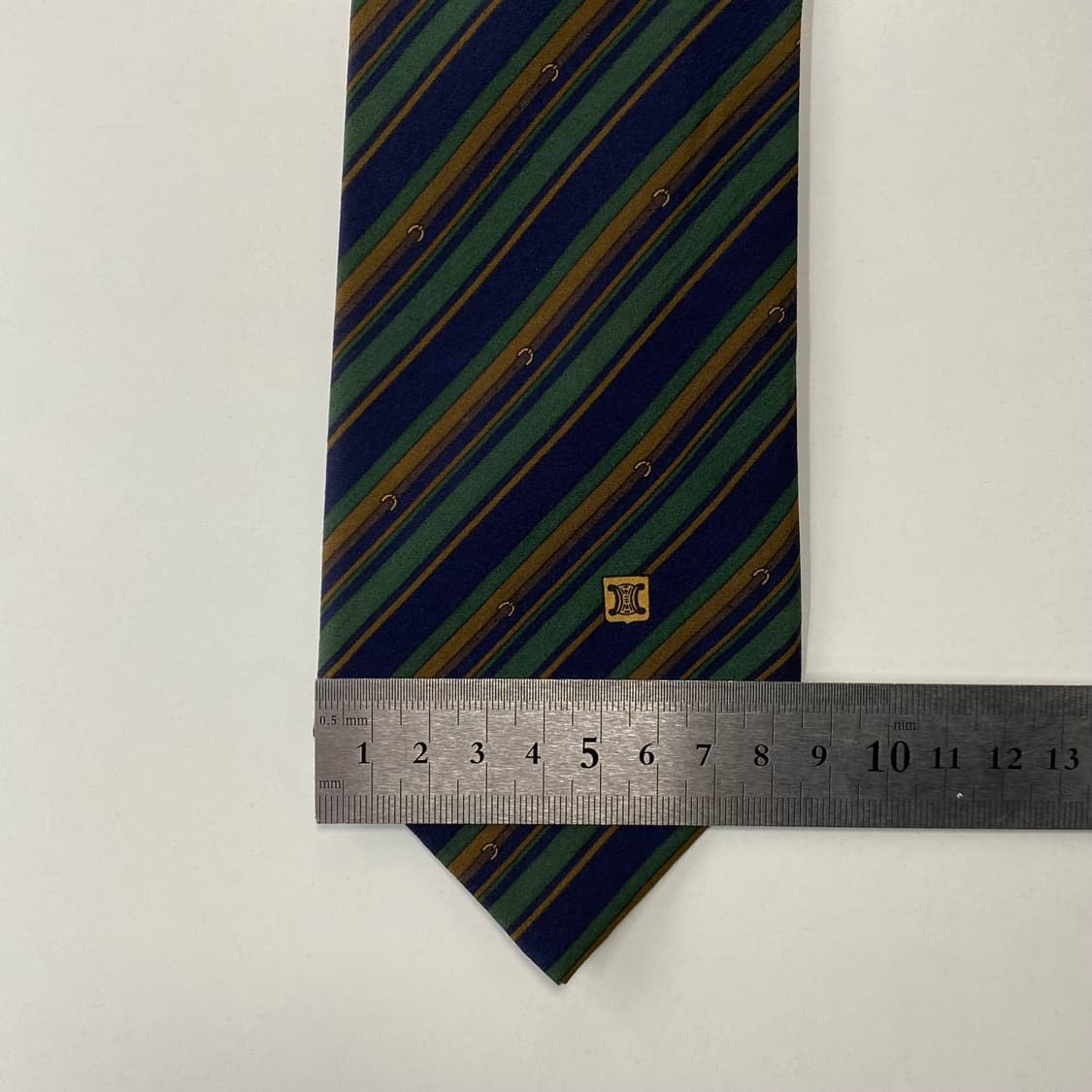 셀린느(celine) 심플로고 명품 정품 넥타이 상품이미지8