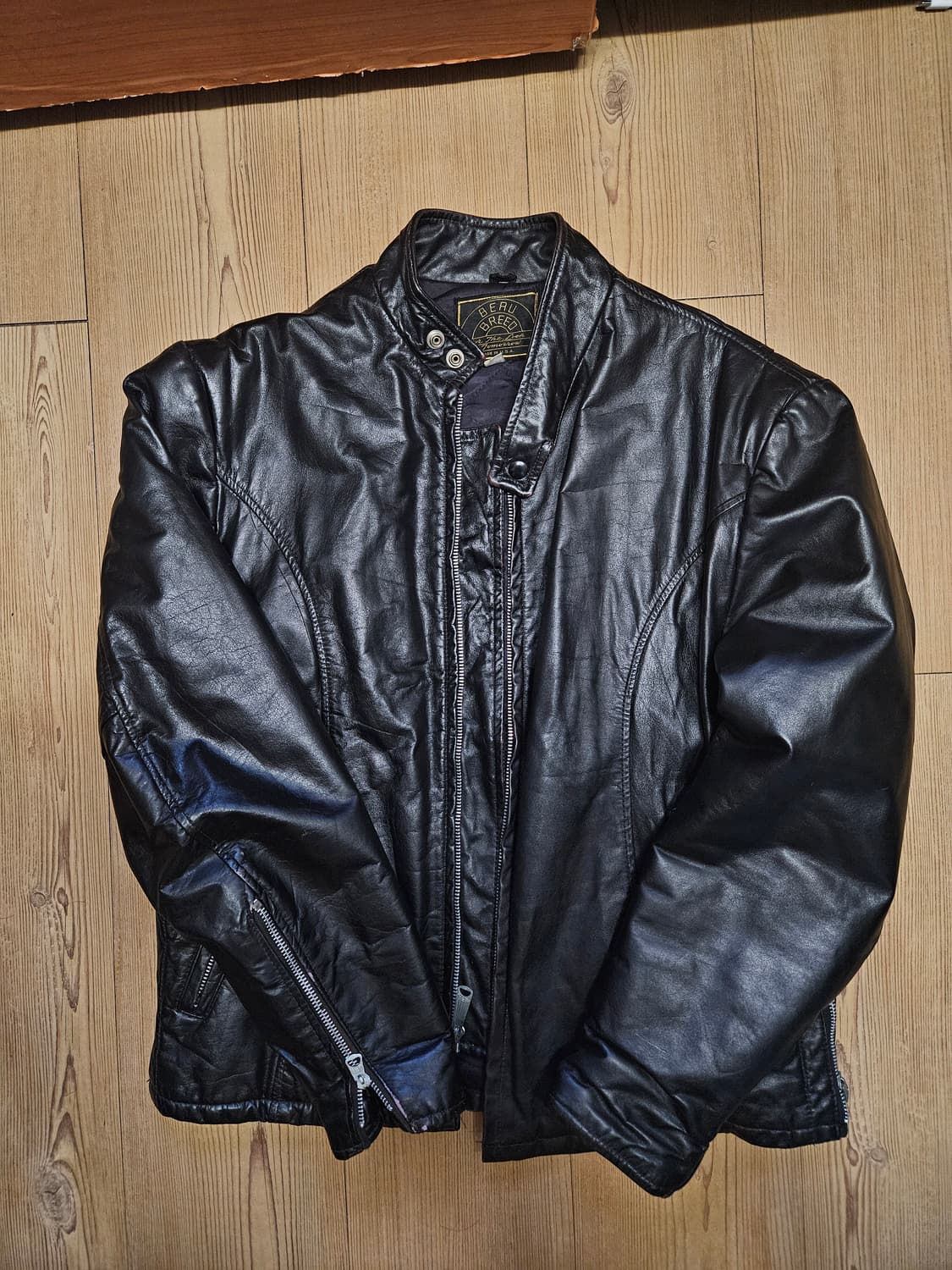 빈티지 카페레이서 레더자켓  상품이미지1