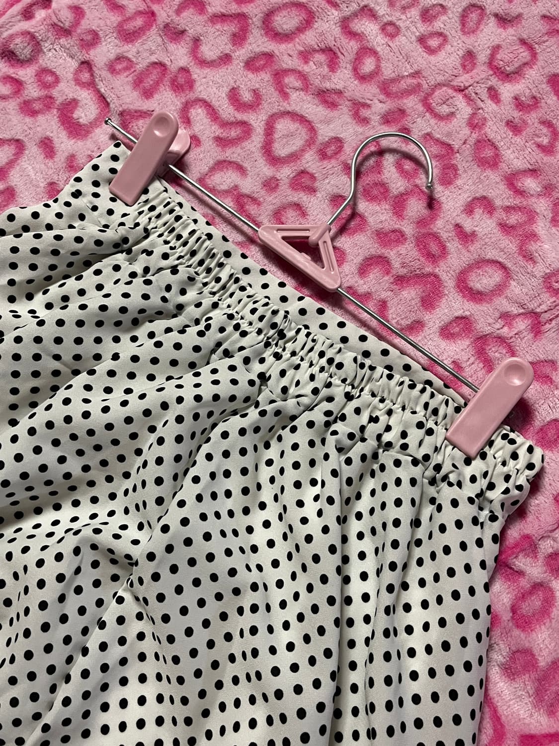 Polka dot 쉬폰 스커트 상품이미지3