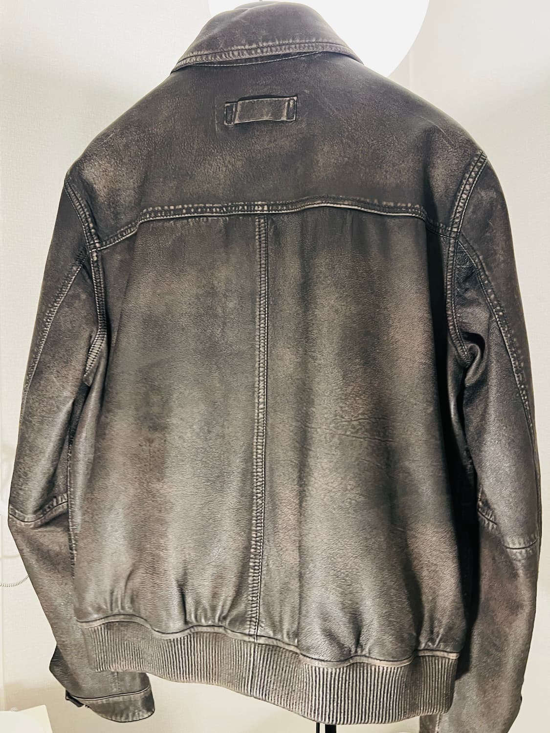 헨리코튼 베지터블 레더 이팩트 블루종 46 가죽자켓 팝니다. 상품이미지7