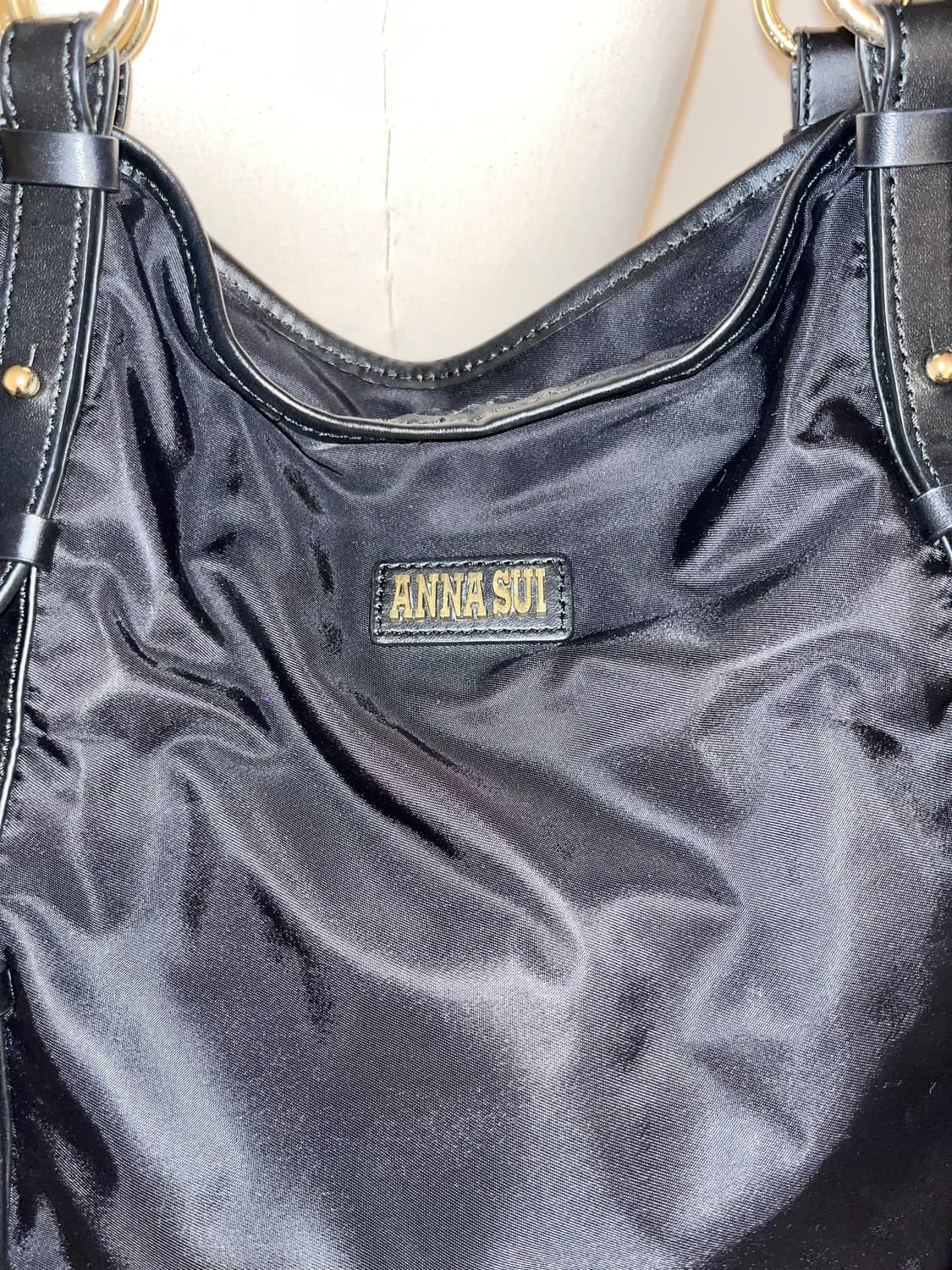 Anna sui All Black Shoulder bag 상품이미지6