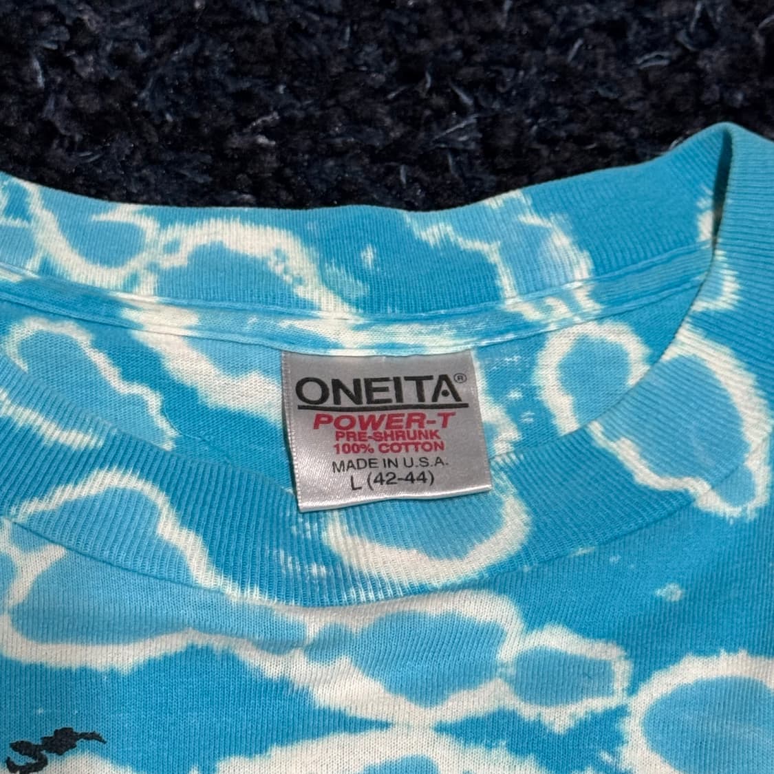 90‘s oneita 에스닉 타이다이 t-shirt 상품이미지4