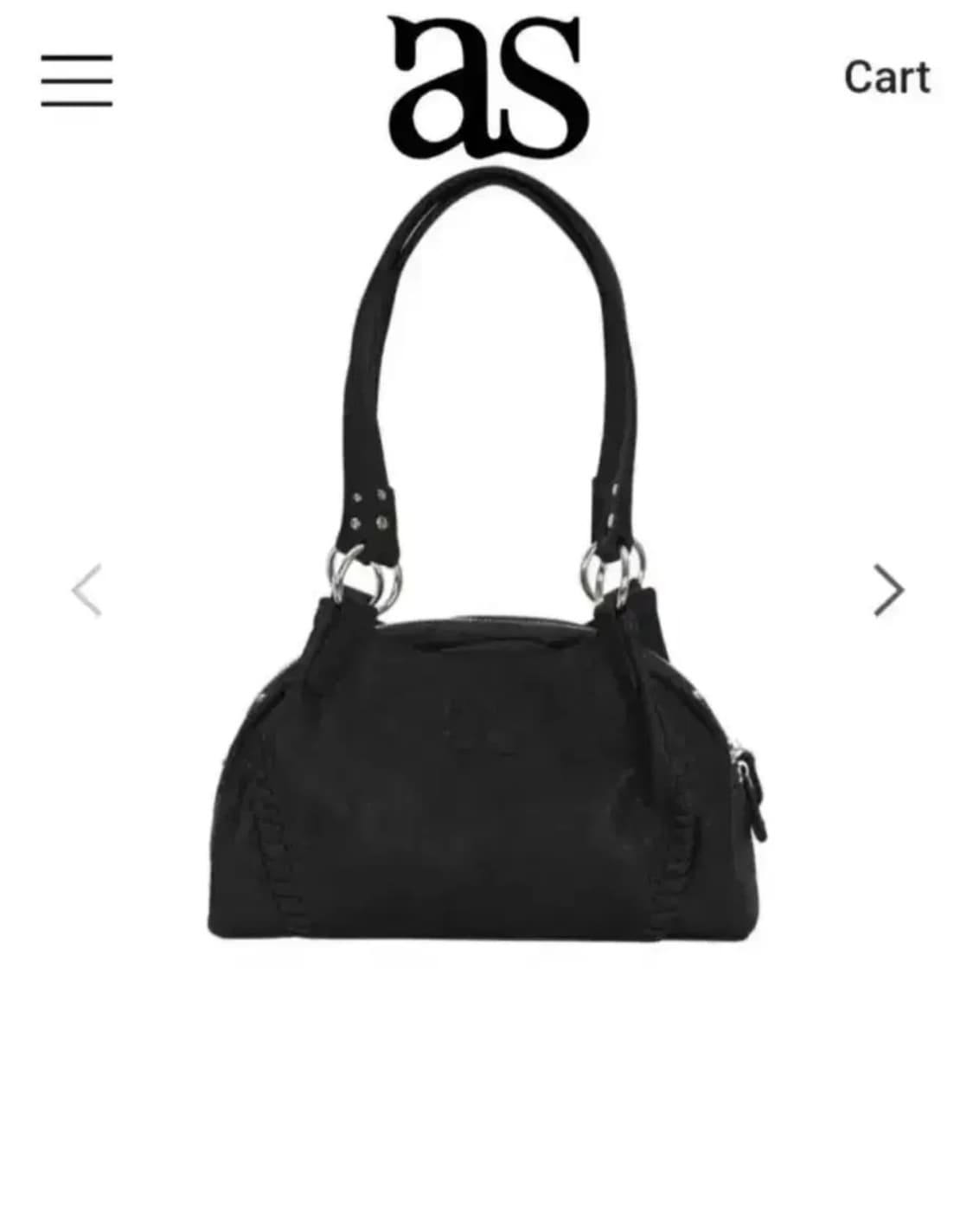 애즈온 보니타백 미니 블랙|쓰리타임즈 코리세이오 보헤미안서울 허그유어스킨 상품이미지1