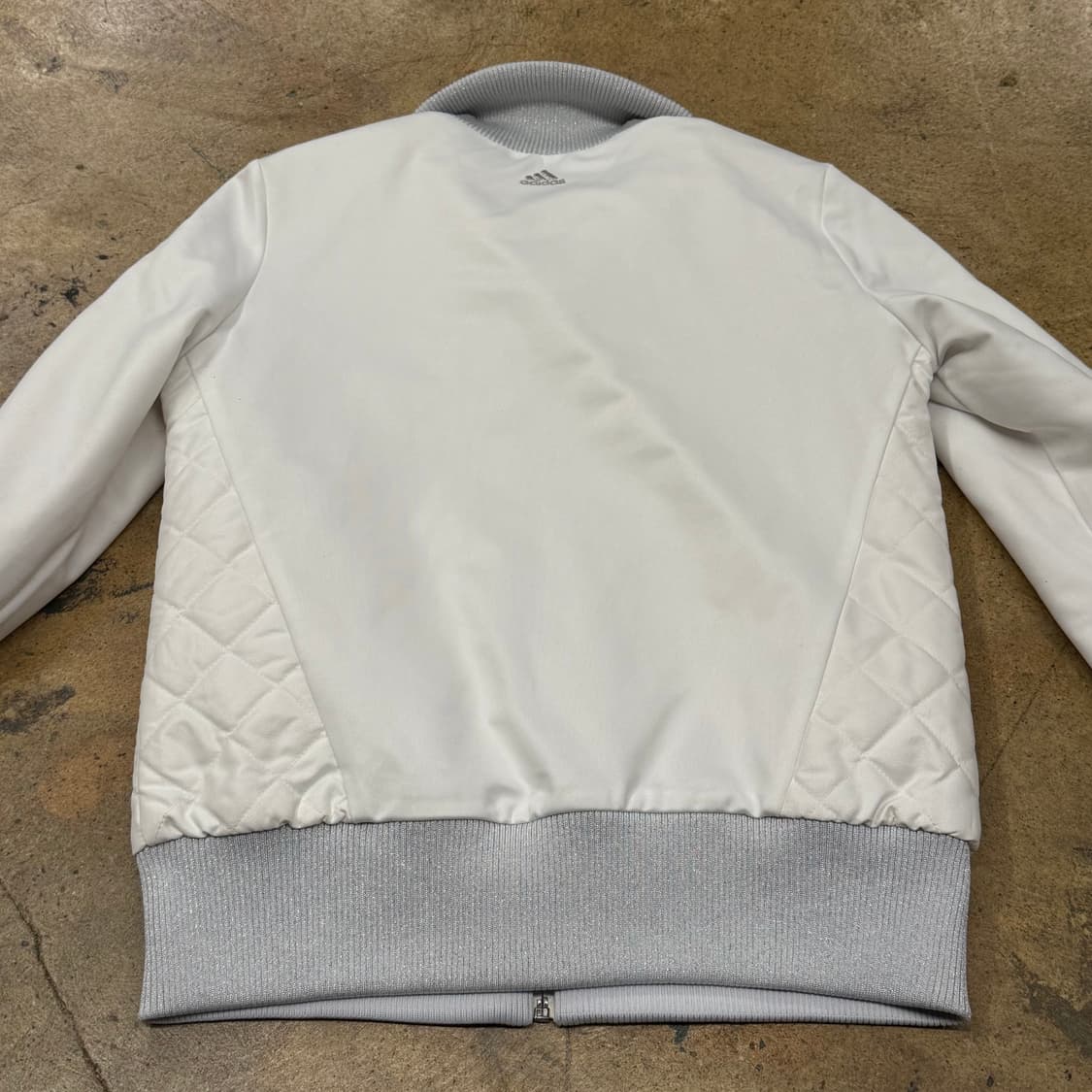 아디다스 흰실 화이트 자켓 져지 트랙탑 85 상품이미지4